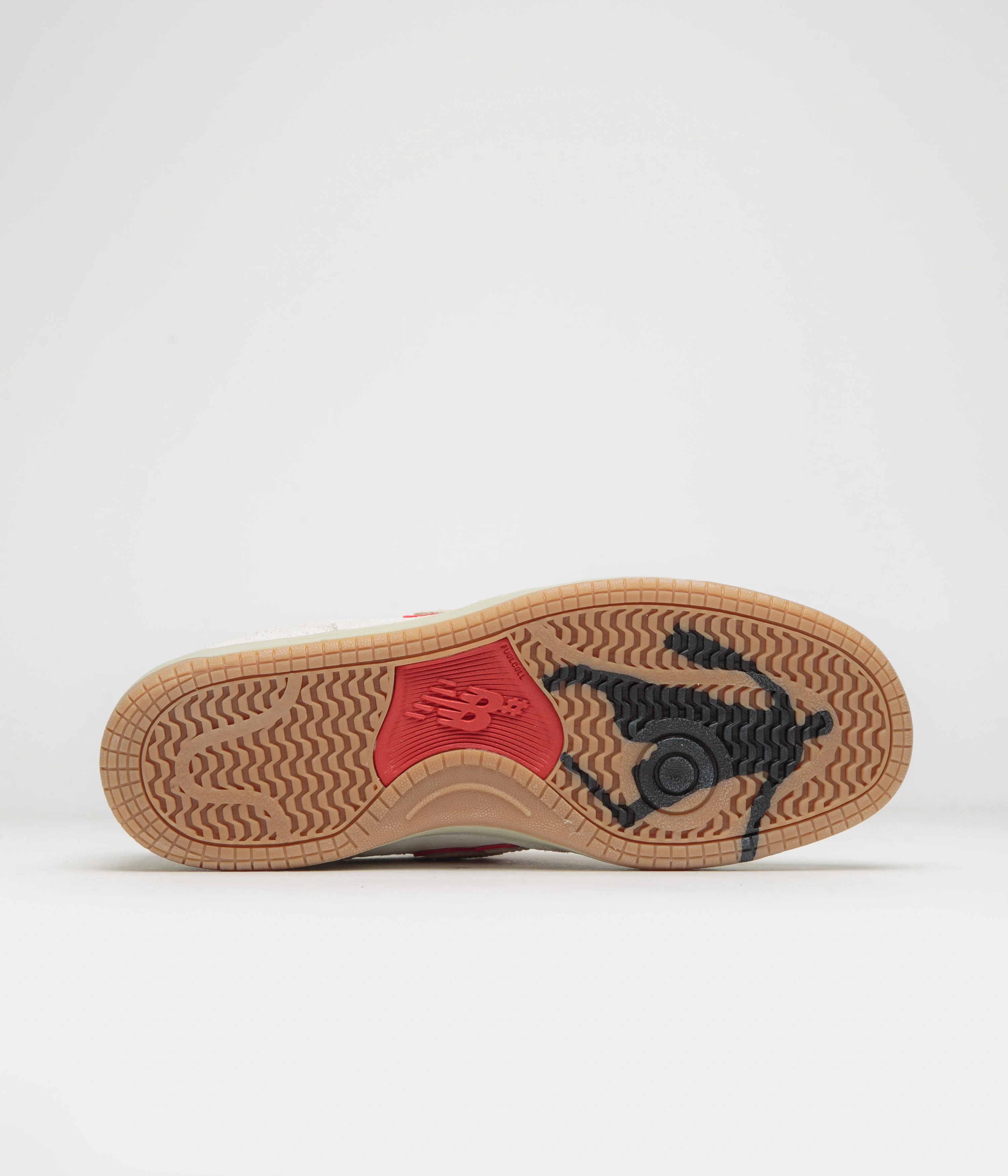 New Balance Numeric x Chocolate Skateboards 480 Shoes - Sea Salt / Red - Image 5