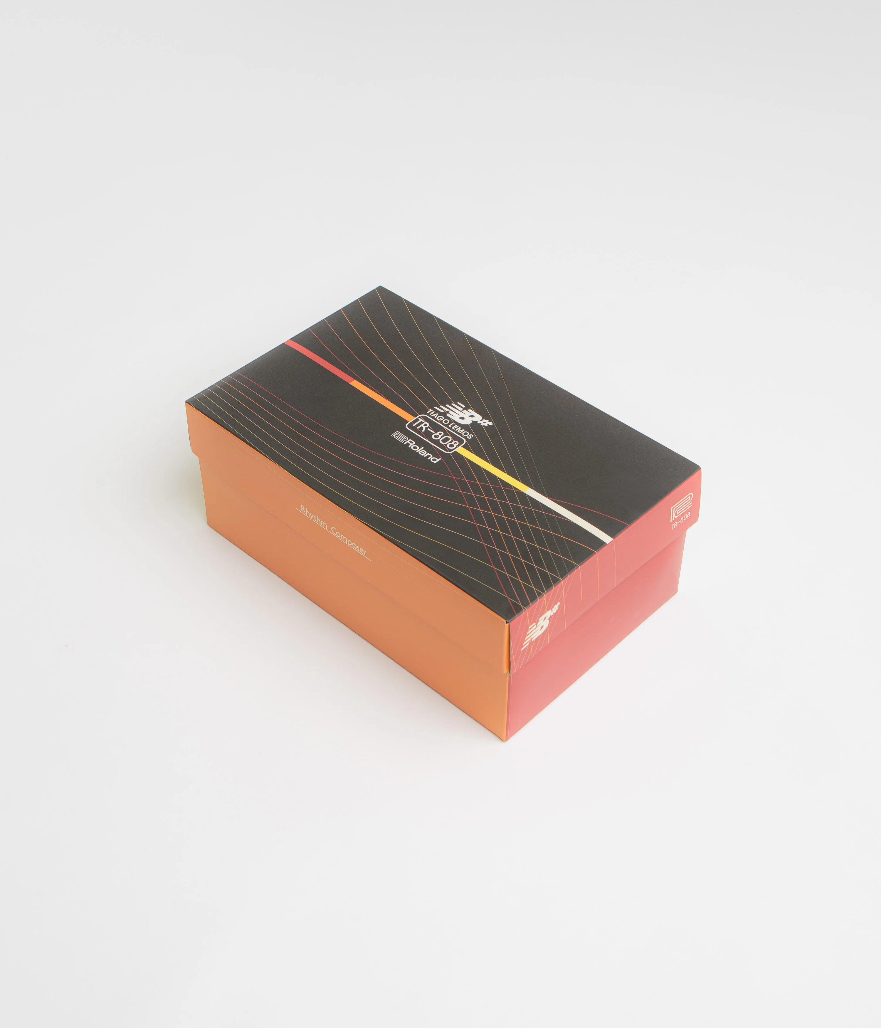 New Balance Numeric x Roland 808 Lite Tiago Lemos Shoes - Black / Orange - Image 3