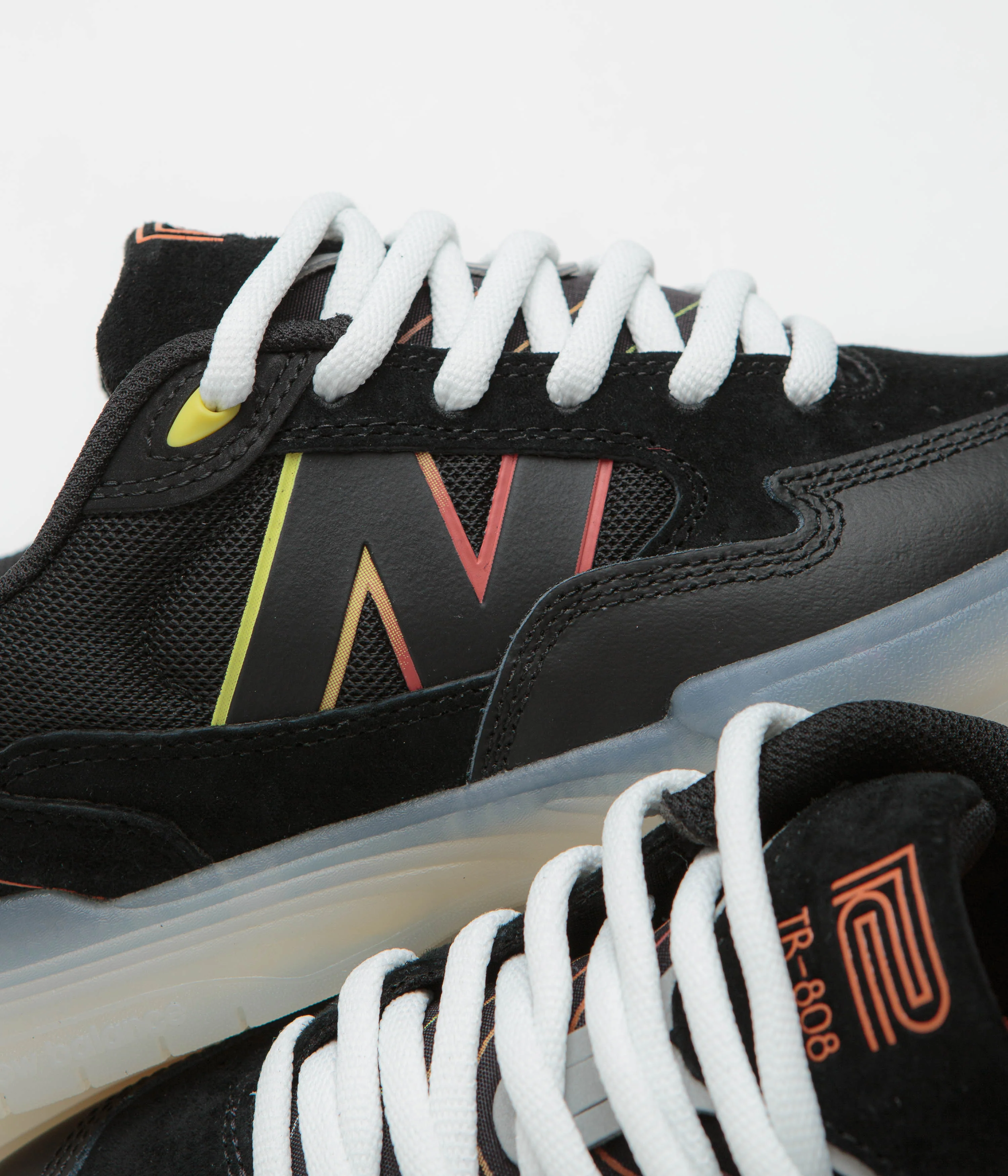 New Balance Numeric x Roland 808 Lite Tiago Lemos Shoes - Black / Orange - Image 5