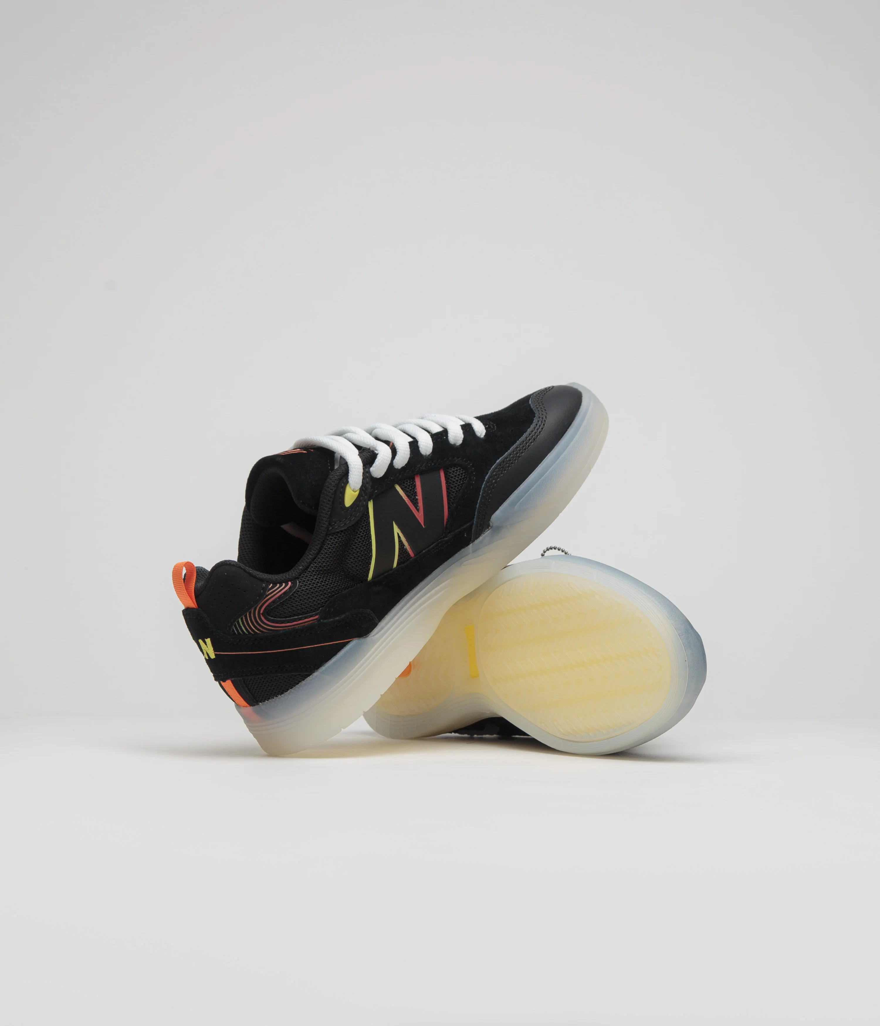 New Balance Numeric x Roland 808 Lite Tiago Lemos Shoes - Black / Orange - Image 7