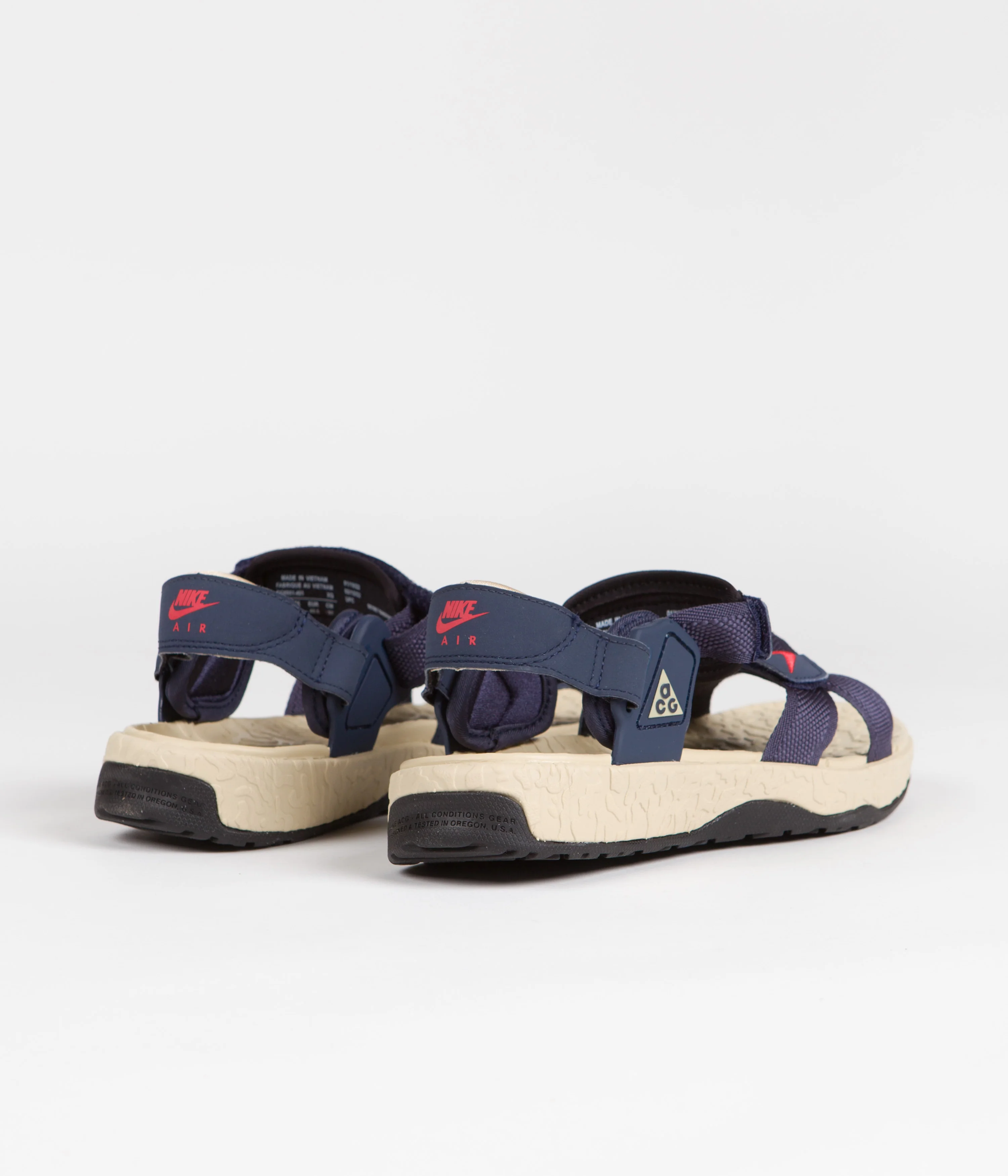 Nike ACG Air Deschutz+ Sandals - Midnight Navy / Light Crimson - Thunder Blue - Image 4