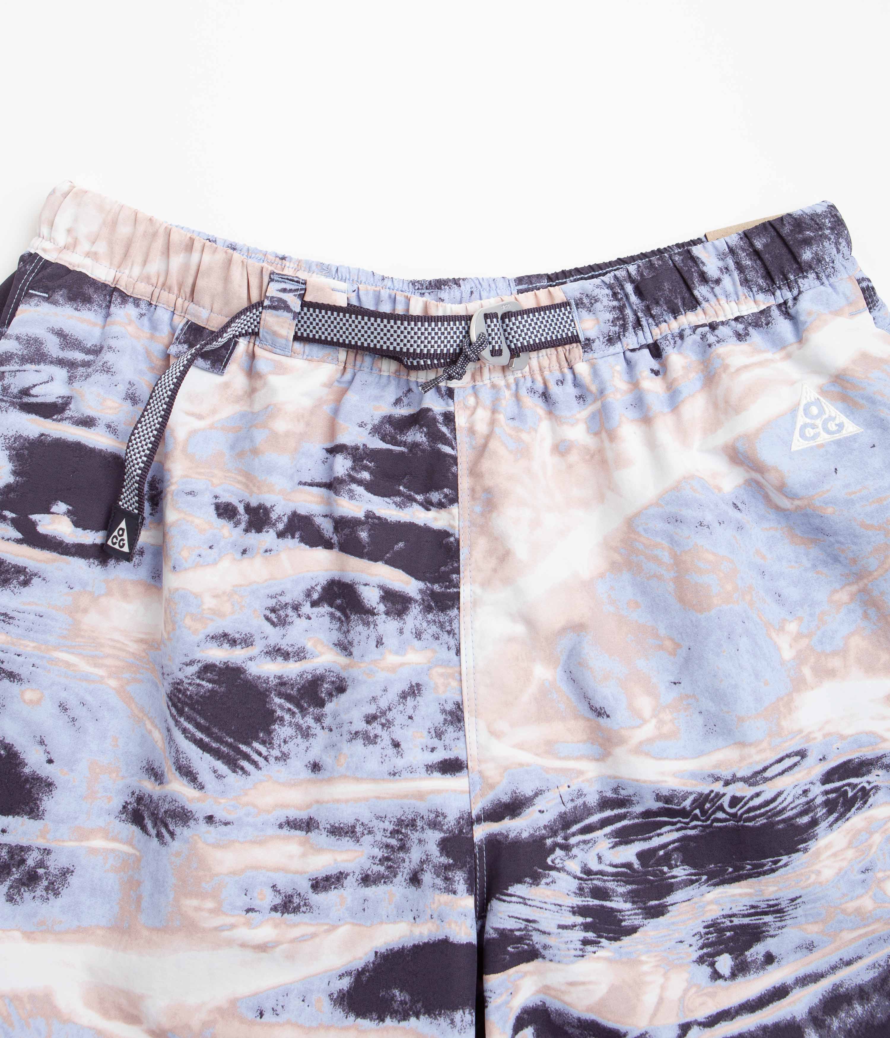 Nike ACG All Over Print Trail Shorts - Pink Oxford / Gridiron / Summit White - Image 4