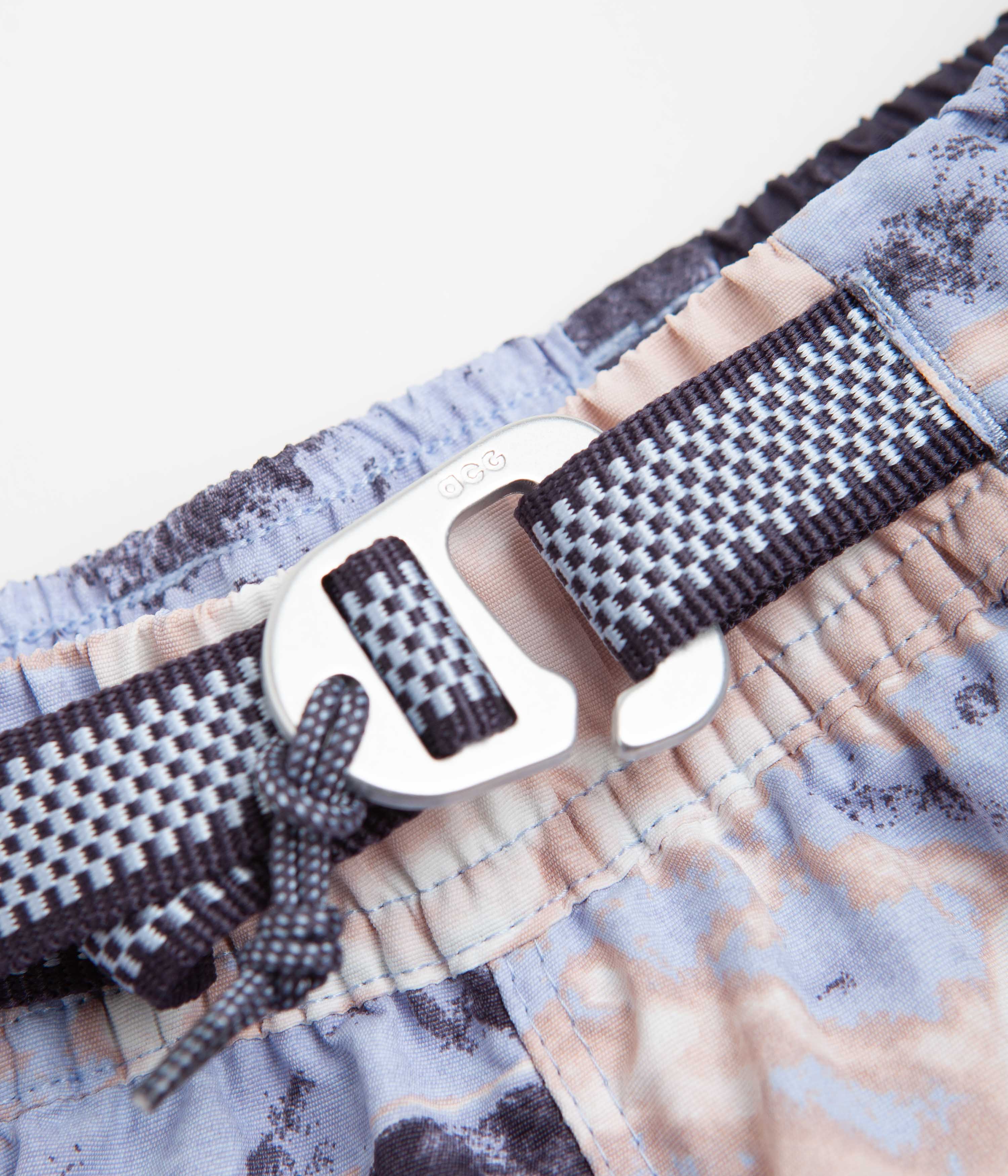 Nike ACG All Over Print Trail Shorts - Pink Oxford / Gridiron / Summit White - Image 7