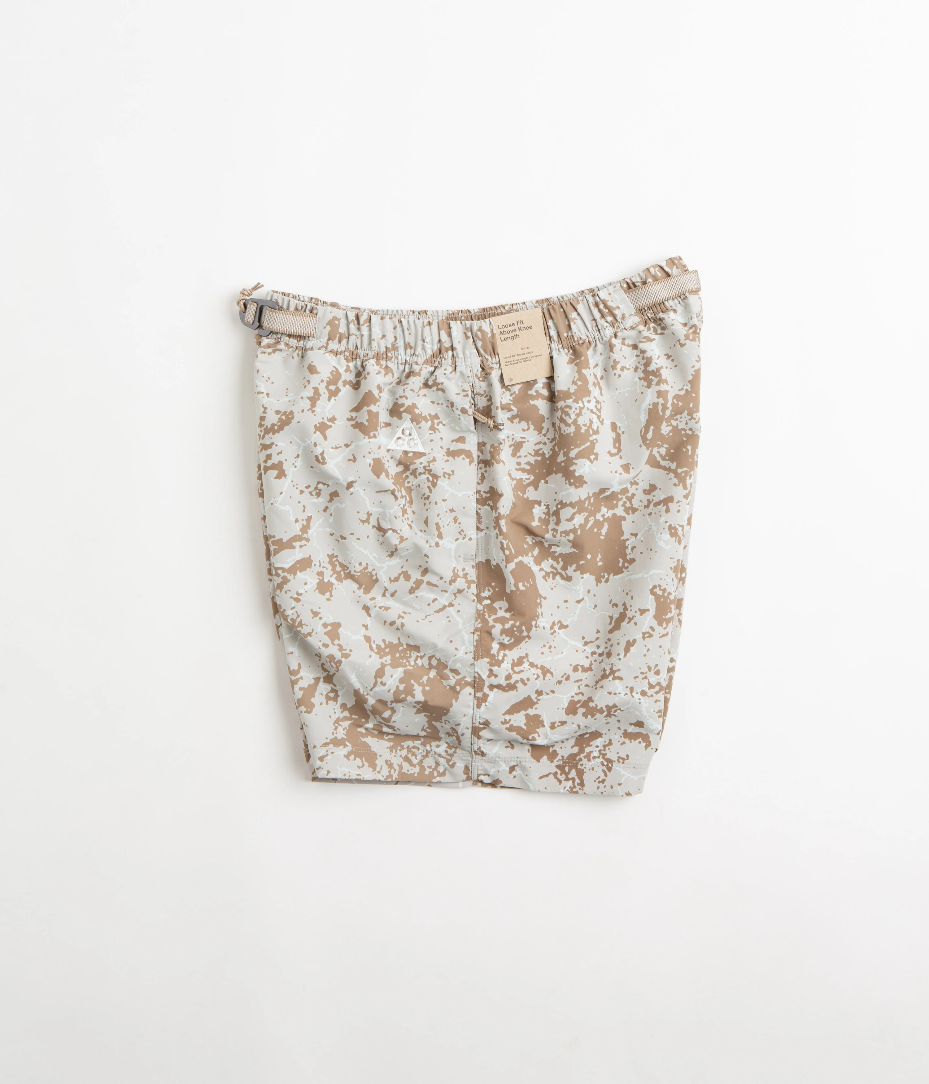 Nike ACG AOP Trail Shorts - Light Iron Ore / Summit White - Image 2