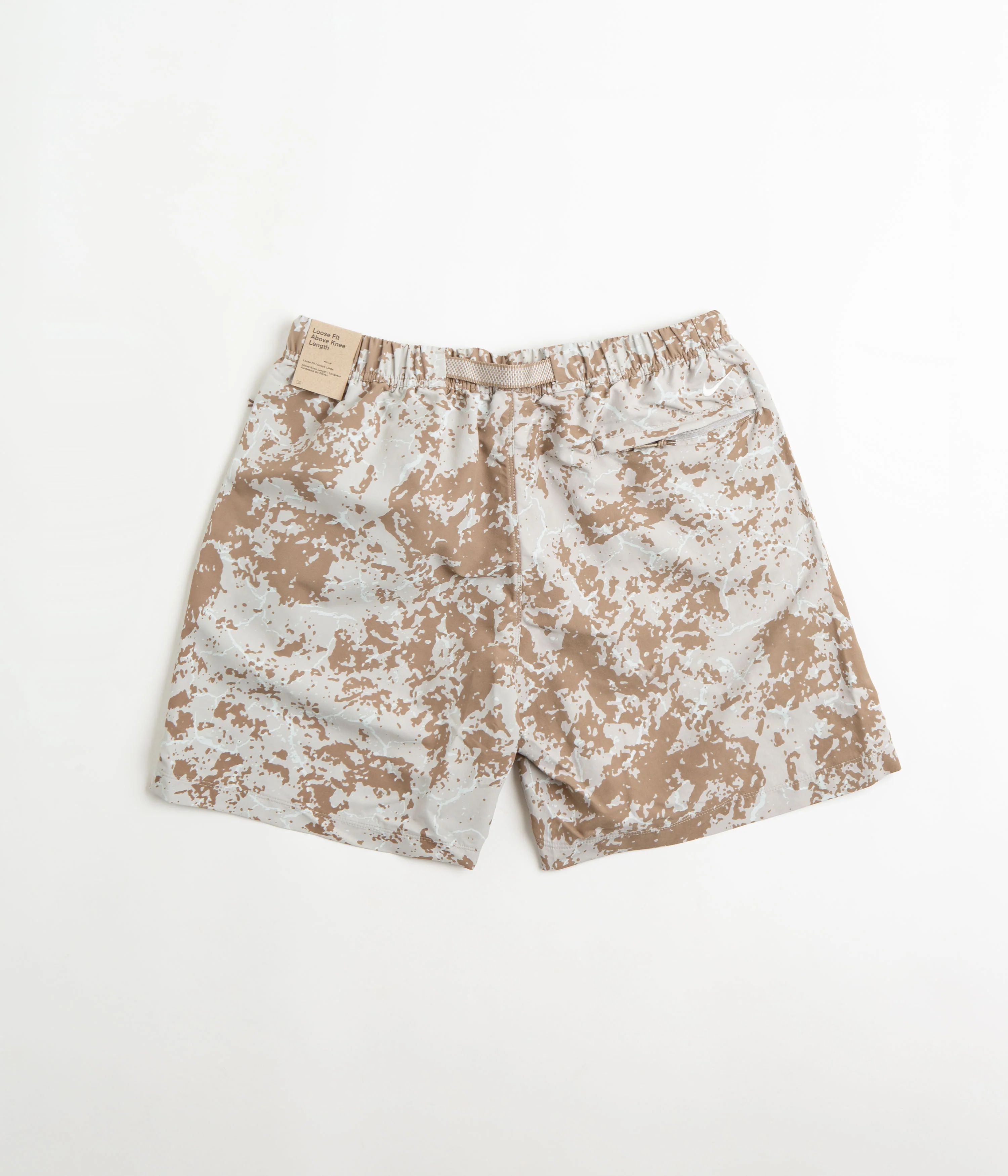 Nike ACG AOP Trail Shorts - Light Iron Ore / Summit White - Image 3