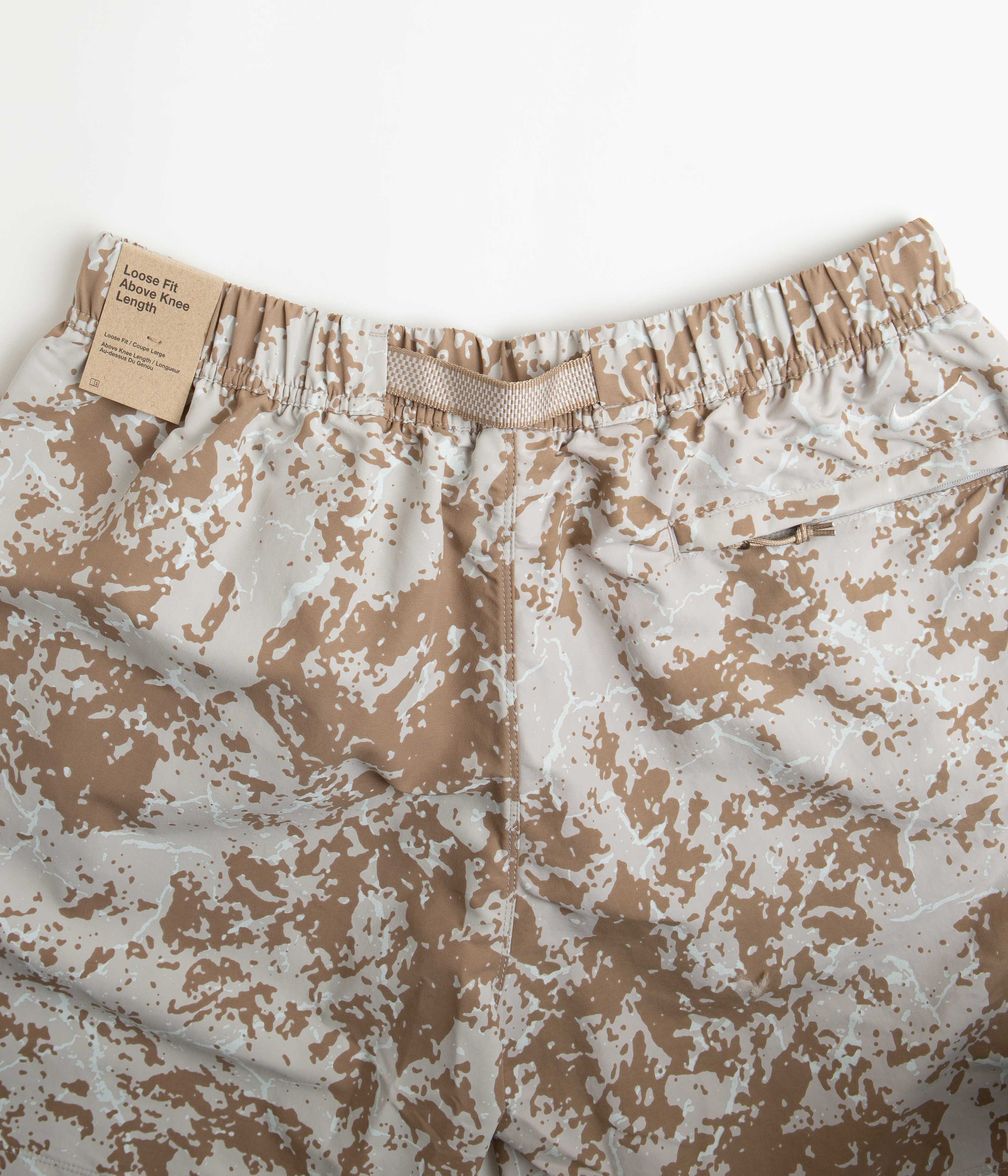 Nike ACG AOP Trail Shorts - Light Iron Ore / Summit White - Image 5