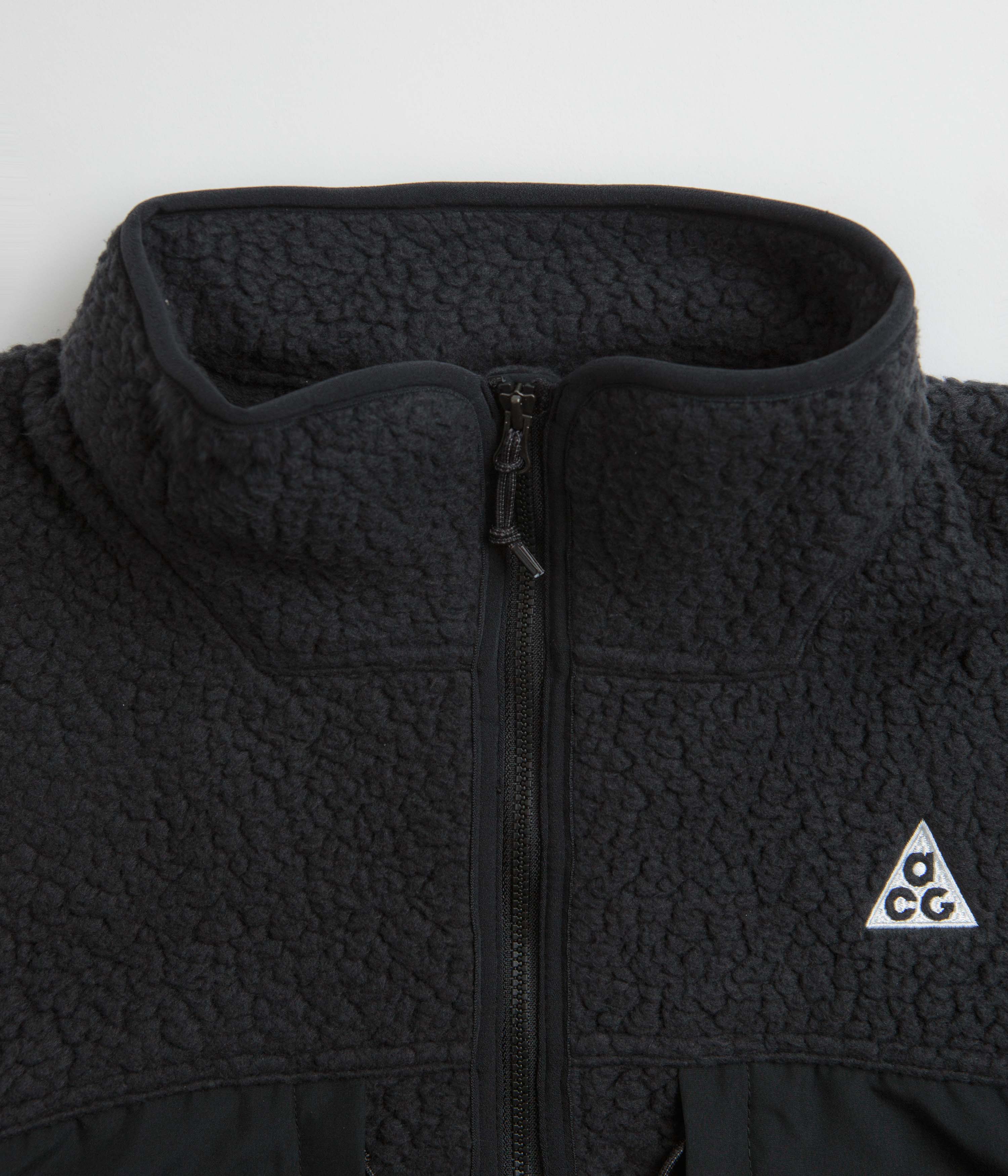 Nike ACG Arctic Wolf Full Zip Fleece - Black / Anthracite / Summit White - Image 5
