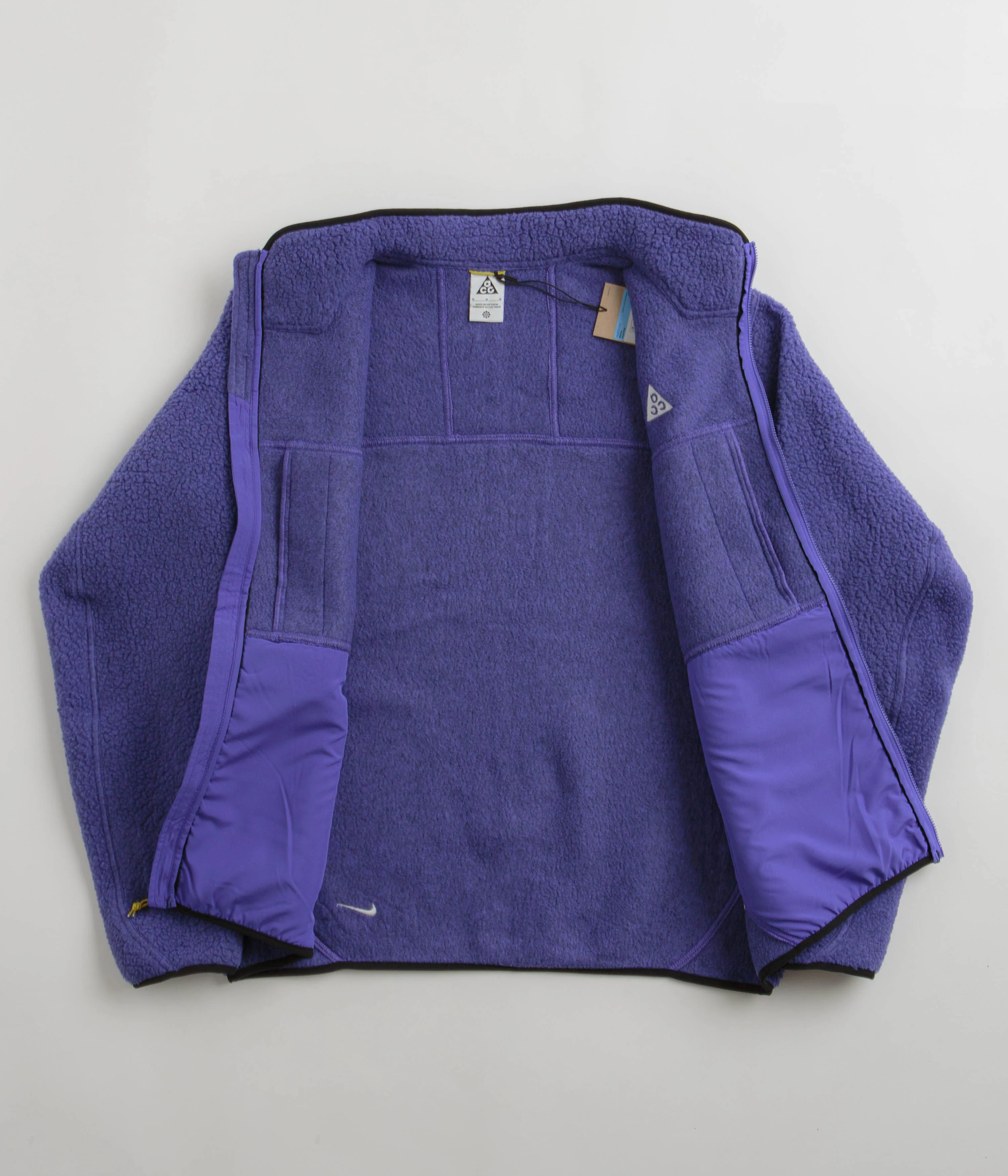 Nike ACG Arctic Wolf Full Zip Fleece - Persian Violet / Black / Summit White - Image 2