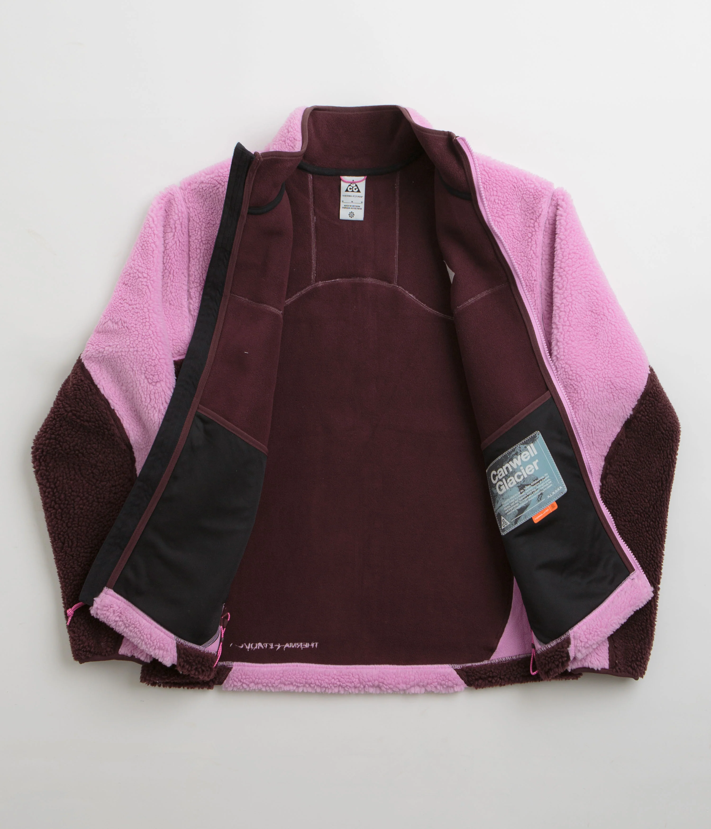 Nike ACG Canwell Glacier Fleece - Beyond Pink / Burgundy Crush / Summit White - Image 2