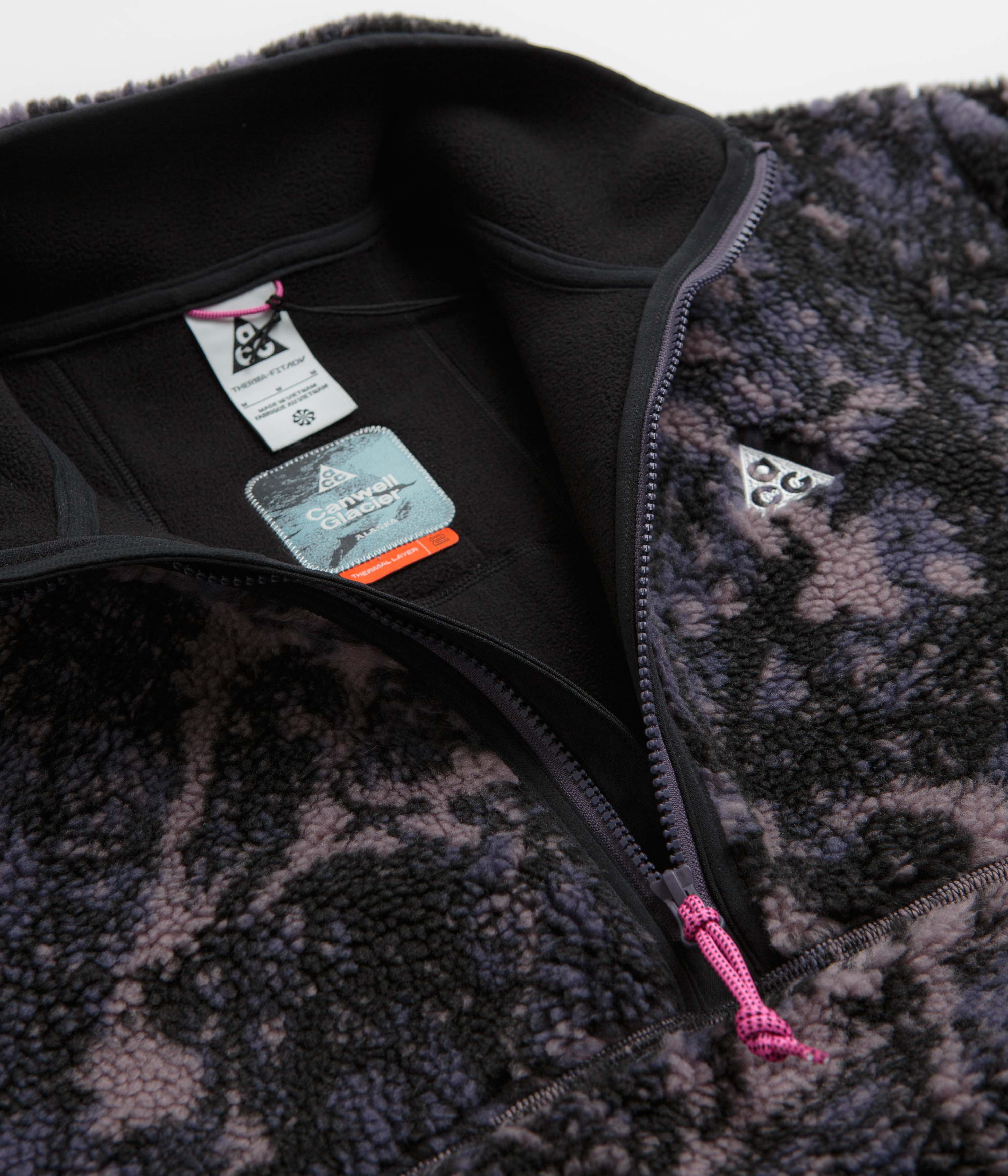 Nike ACG Canwell Glacier Windproof Fleece - Dark Raisin / Black / Black / Summit White - Image 2