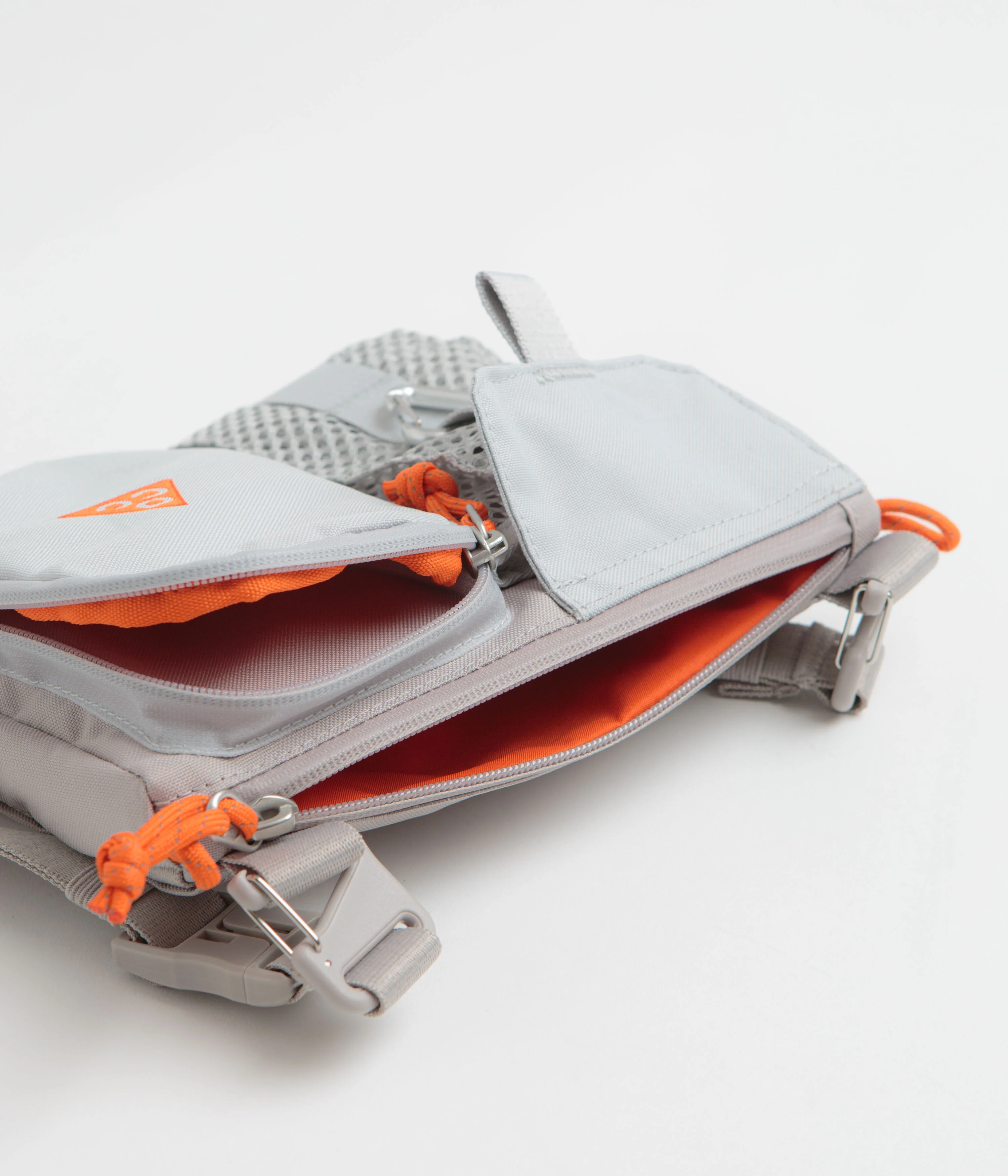 Nike ACG Daymax Crossbody Bag - College Grey / Grey Fog / Safety Orange - Image 6