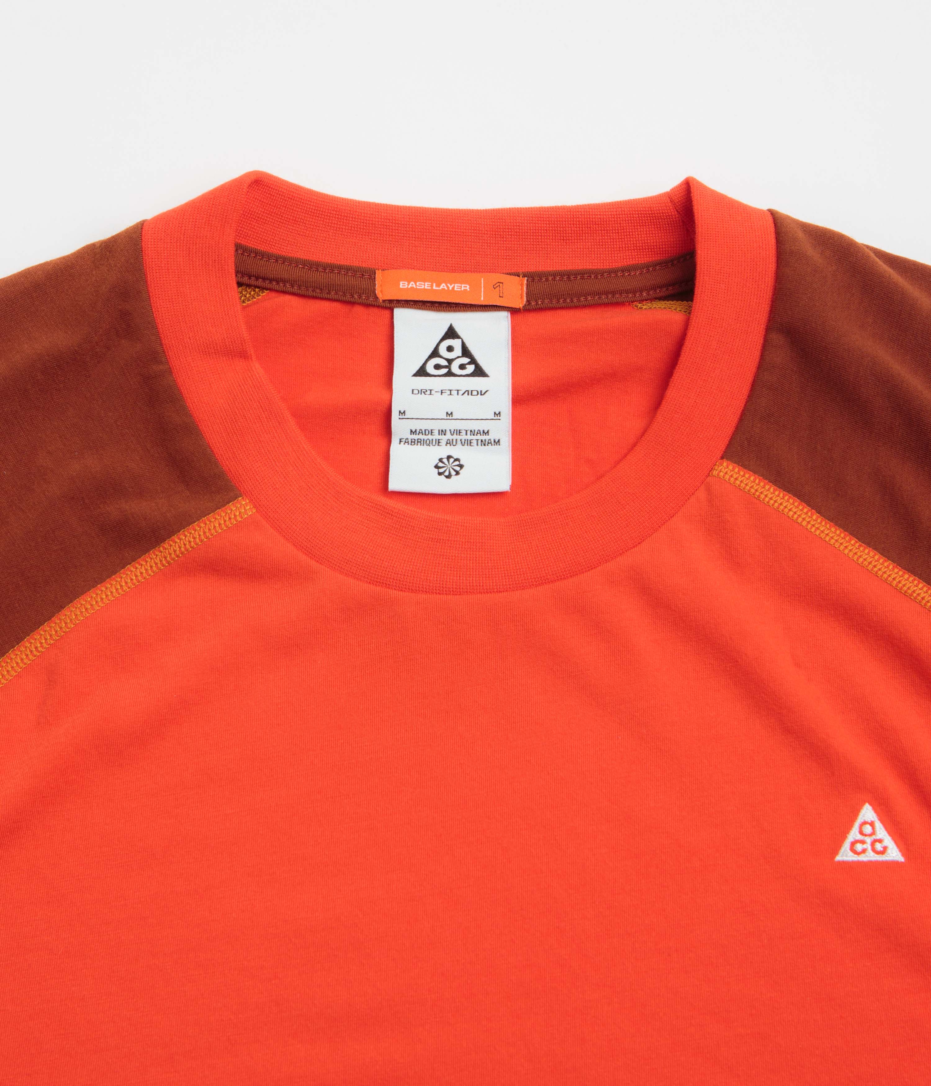 Nike ACG Goat Rocks T-Shirt - Picante Red / Cinnamon / Summit White - Image 3