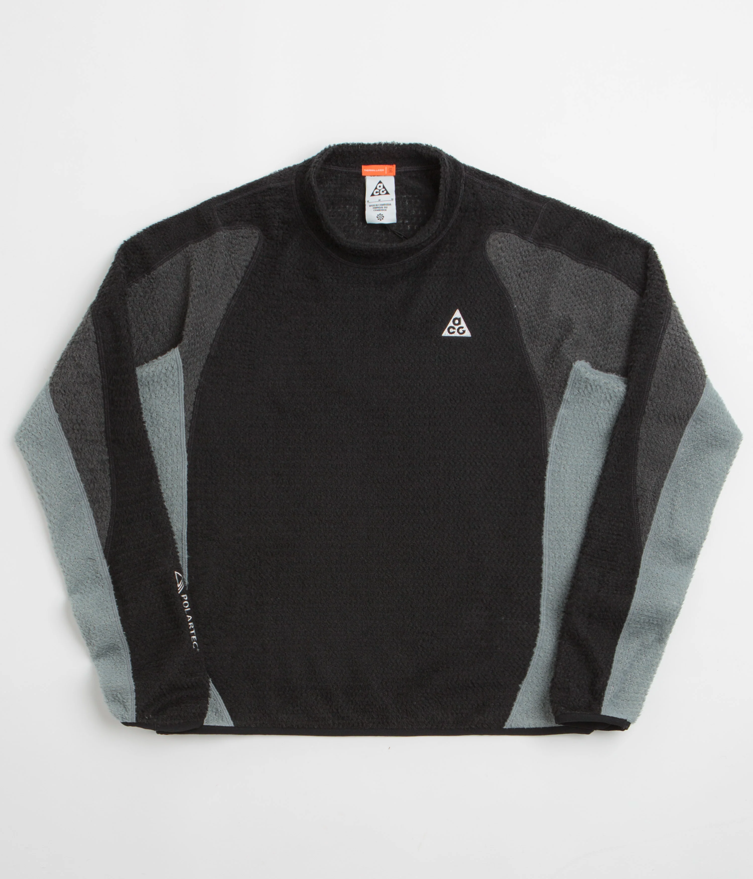 Nike ACG Lichen Crewneck Sweatshirt - Black / Anthracite / Cool Grey / Summit White
