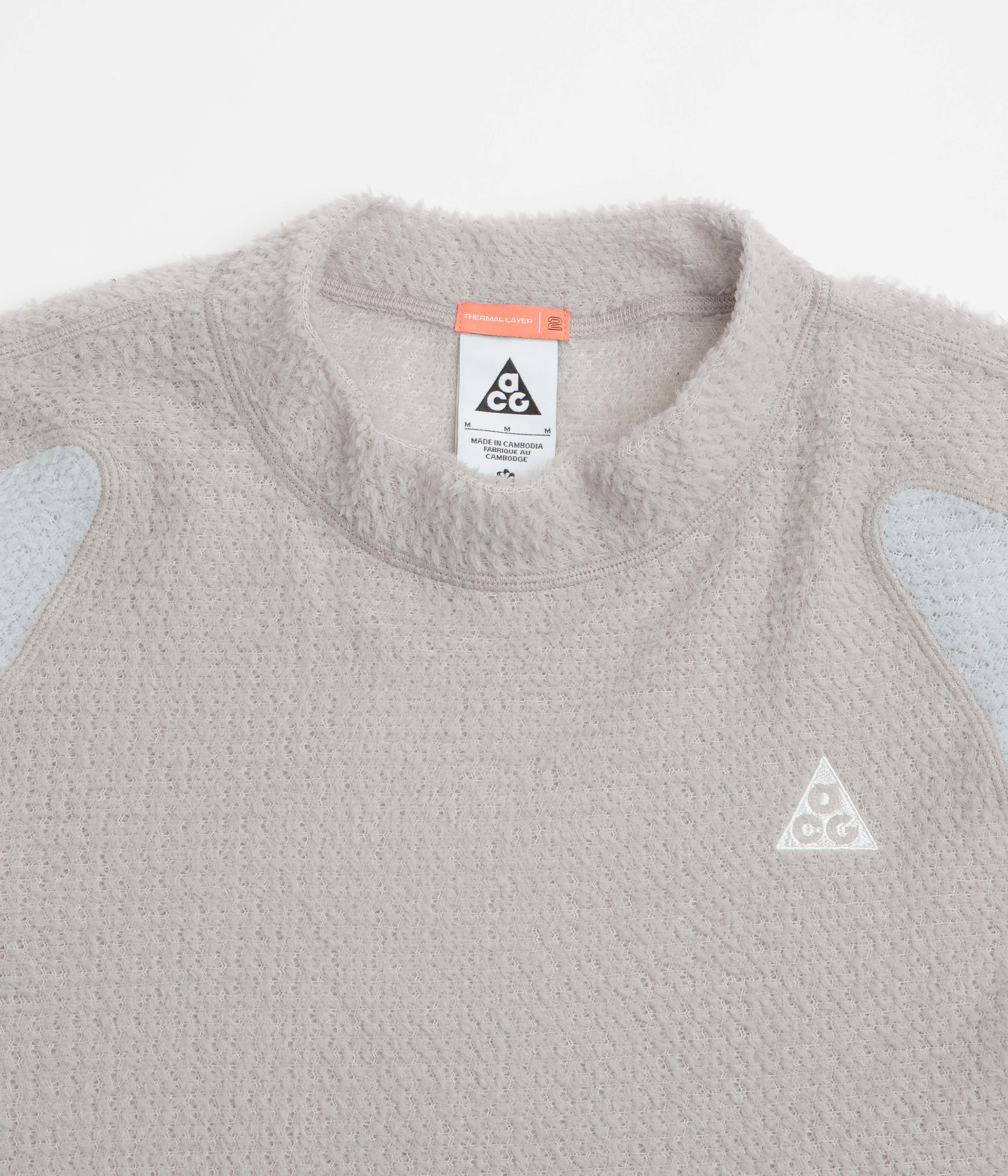 Nike ACG Lichen Crewneck Sweatshirt - College Grey / Grey Fog / Summit White - Image 2