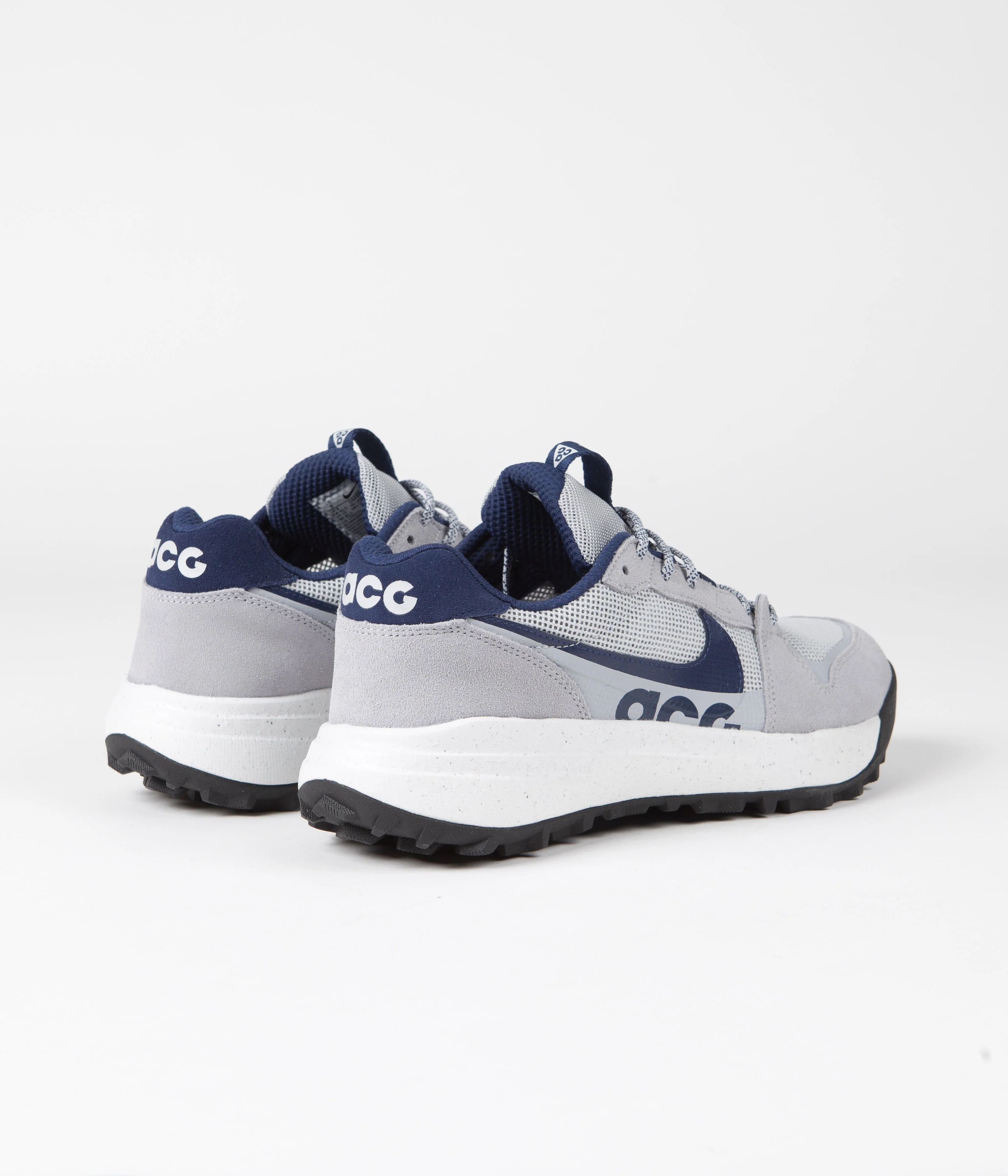 Nike ACG Lowcate Shoes - Wolf Grey / Navy - Grey Fog - Summit White - Image 4