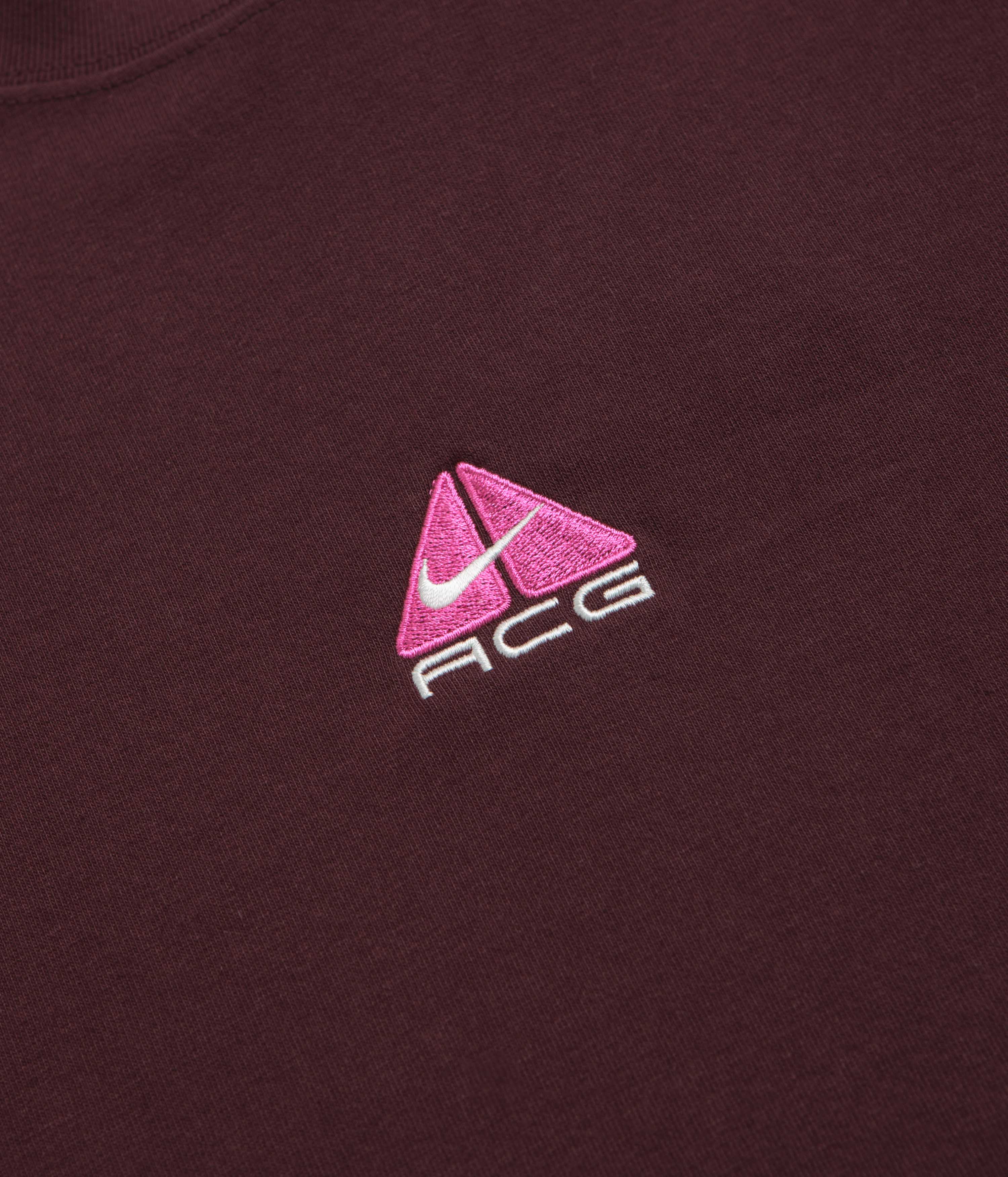 Nike ACG Lungs Long Sleeve T-Shirt - Burgundy Crush - Image 3