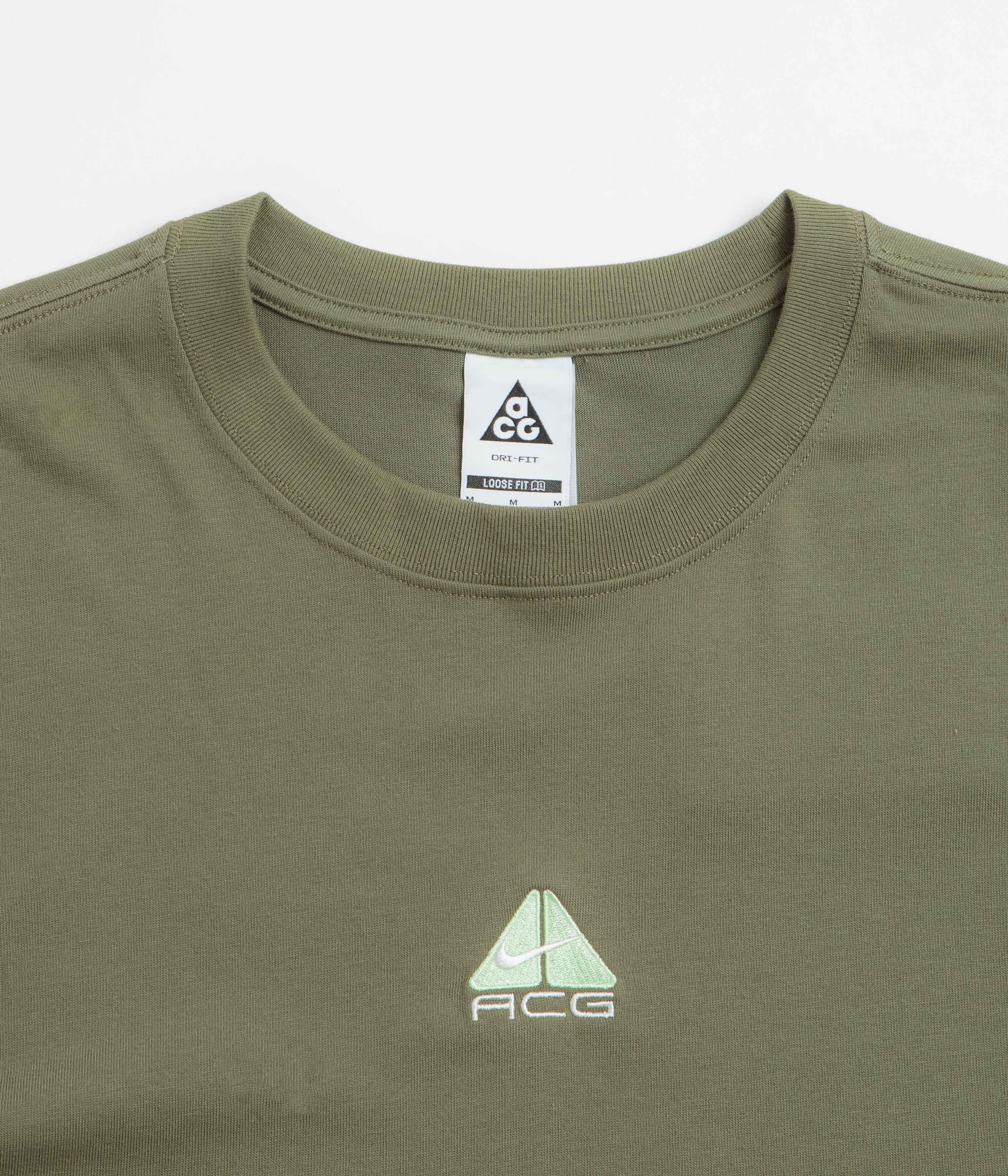 Nike ACG Lungs Long Sleeve T-Shirt - Medium Olive - Image 2