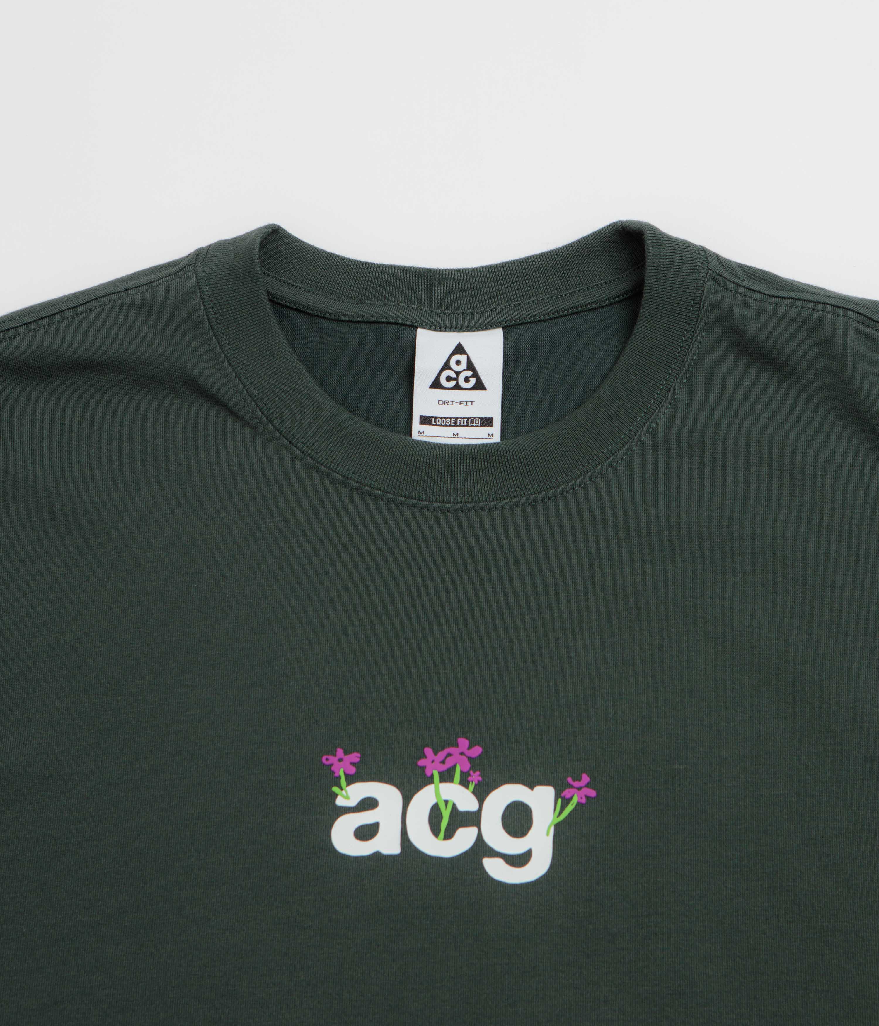 Nike ACG Meadows T-Shirt - Black Spruce - Image 4