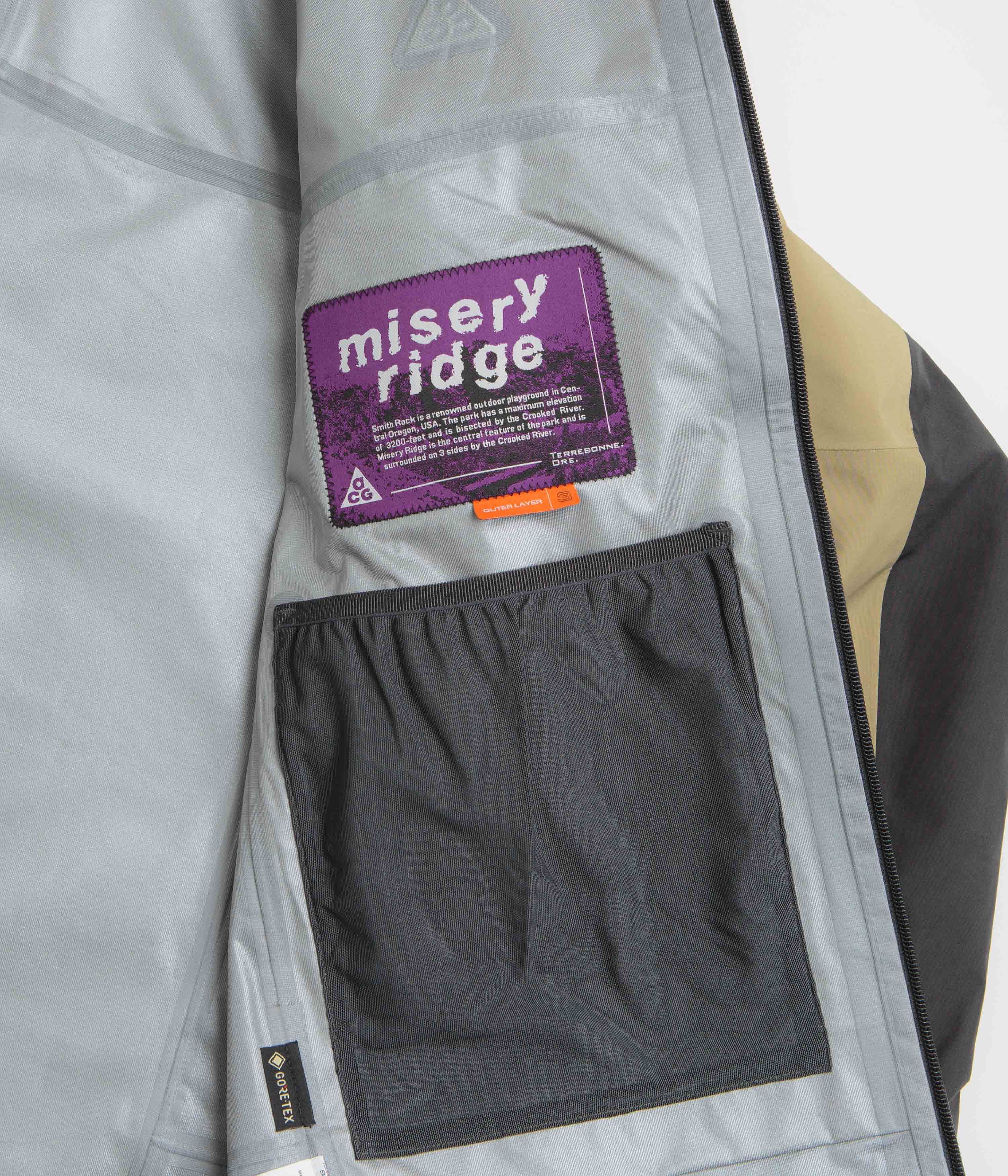 Nike ACG Misery Ridge Jacket - Parachute Beige / Anthracite / Summit White - Image 5