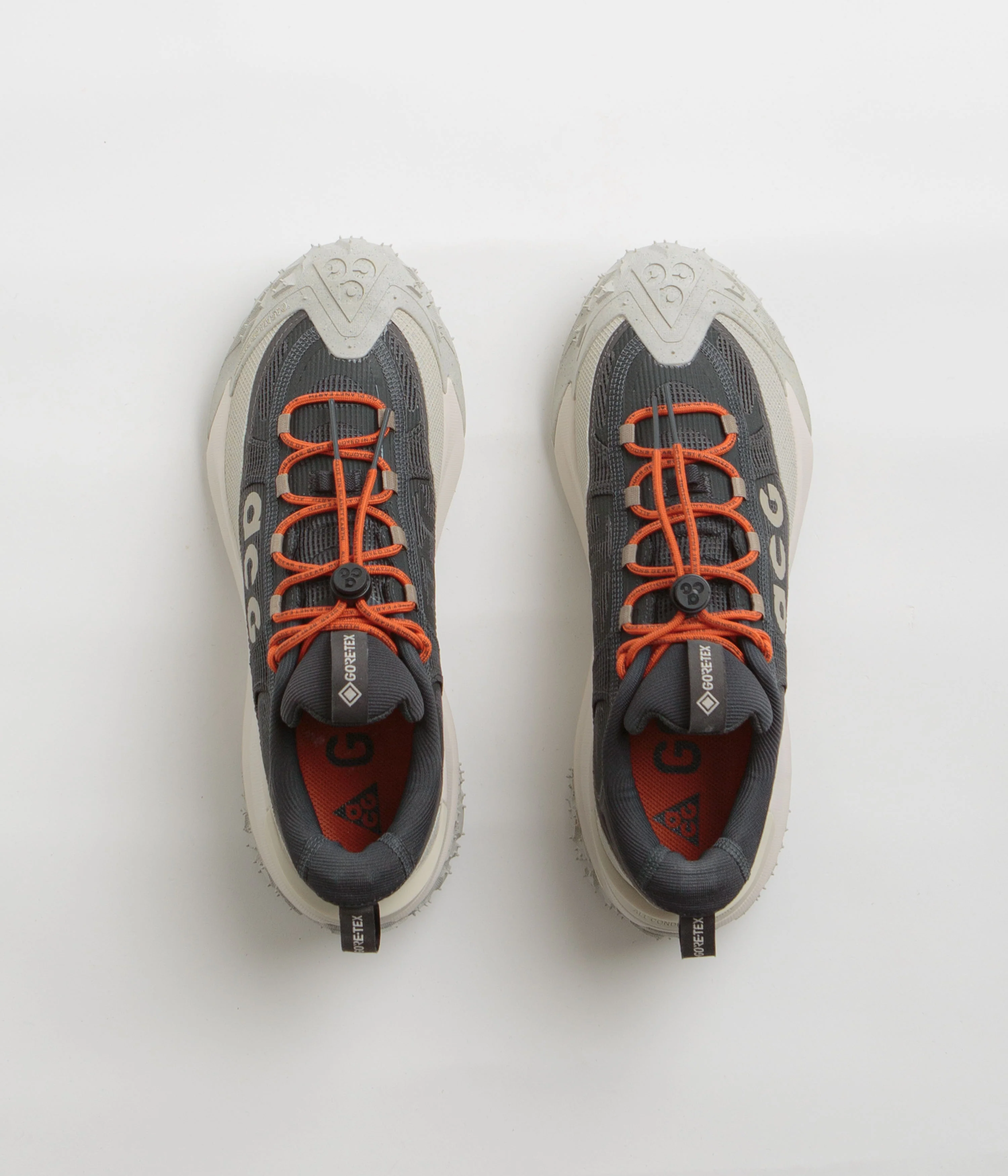Nike ACG Mountain Fly 2 Low GTX Shoes - Dark Smoke Grey / Khaki - Light Orewood Brown - Image 6