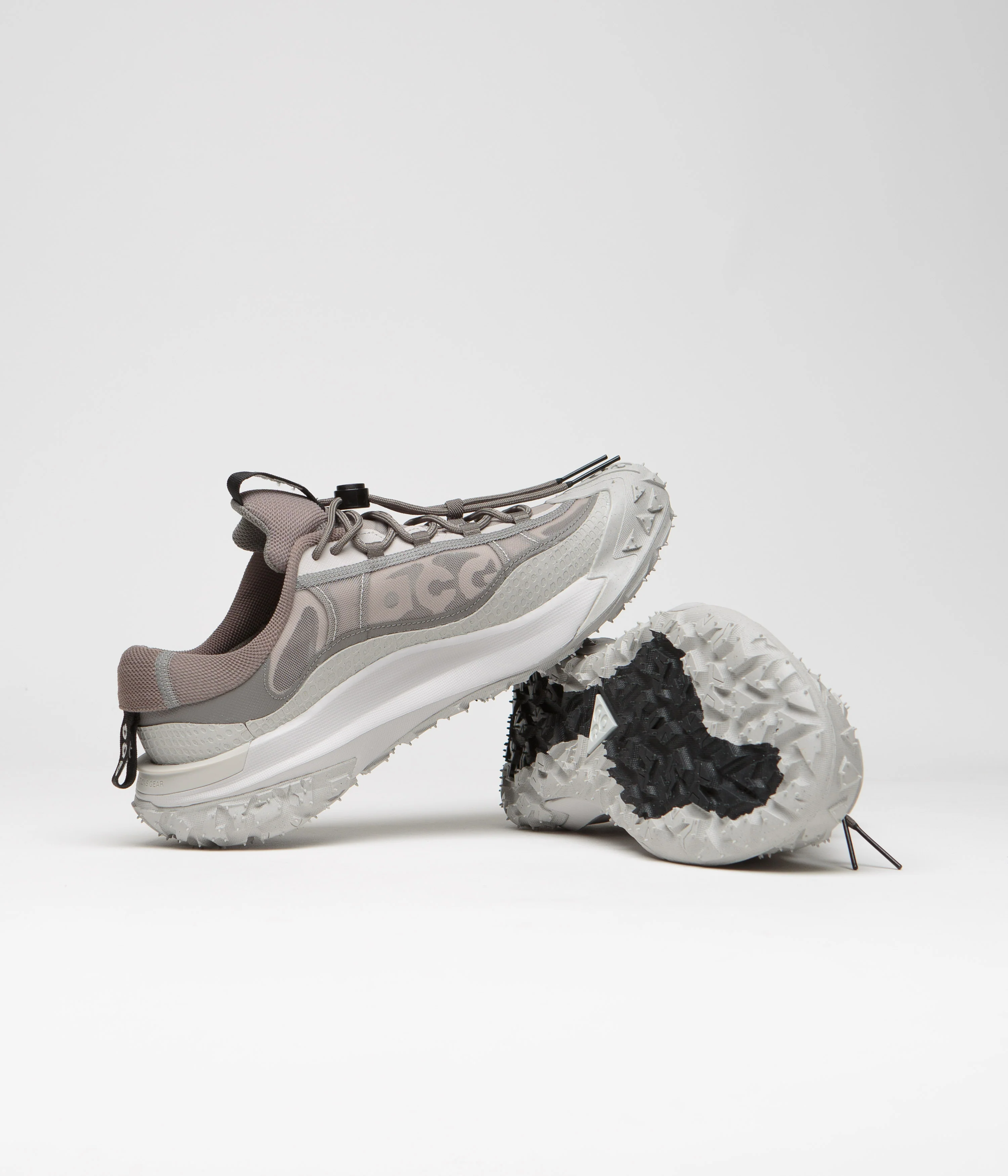 Nike ACG Mountain Fly 2 Low Shoes - Light Iron Ore / Black - Flat Pewter - Image 5