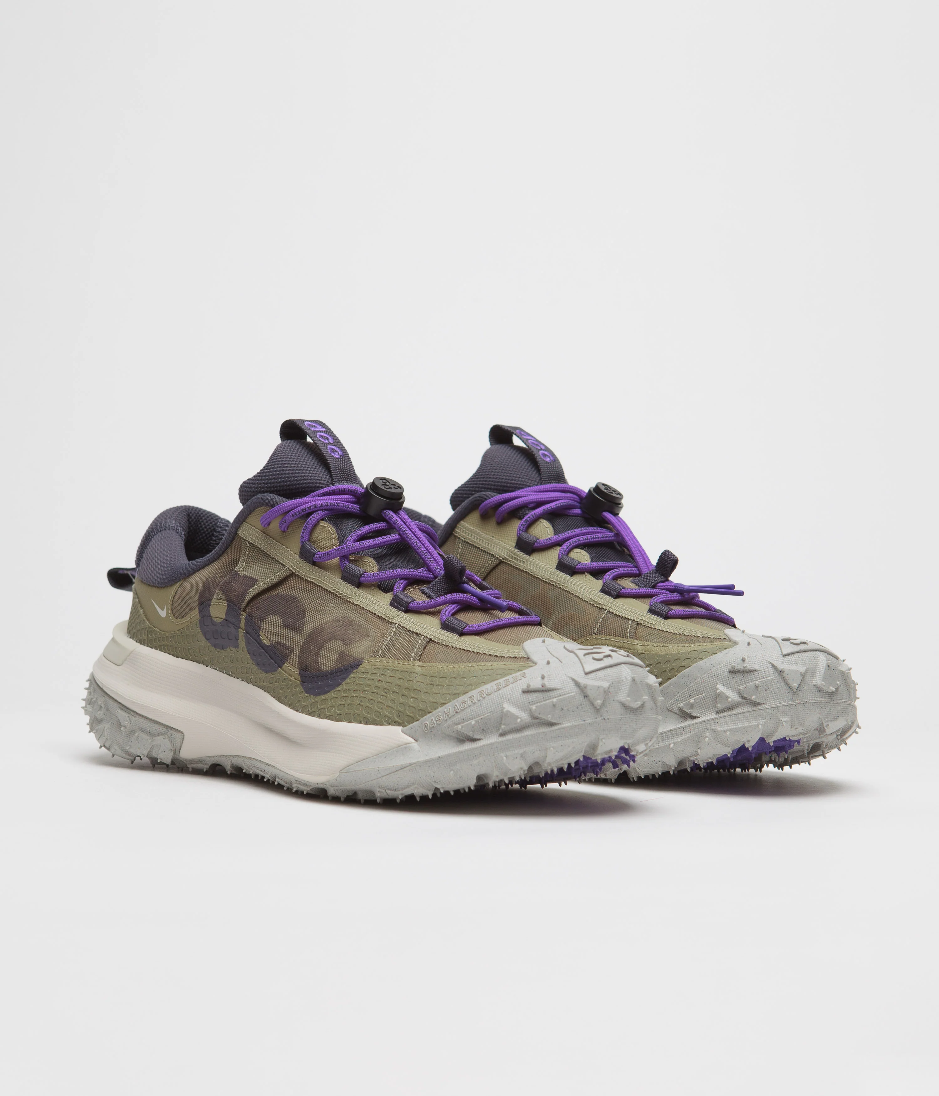 Nike ACG Mountain Fly 2 Low Shoes - Neutral Olive / Gridiron - Action Grape - Image 2
