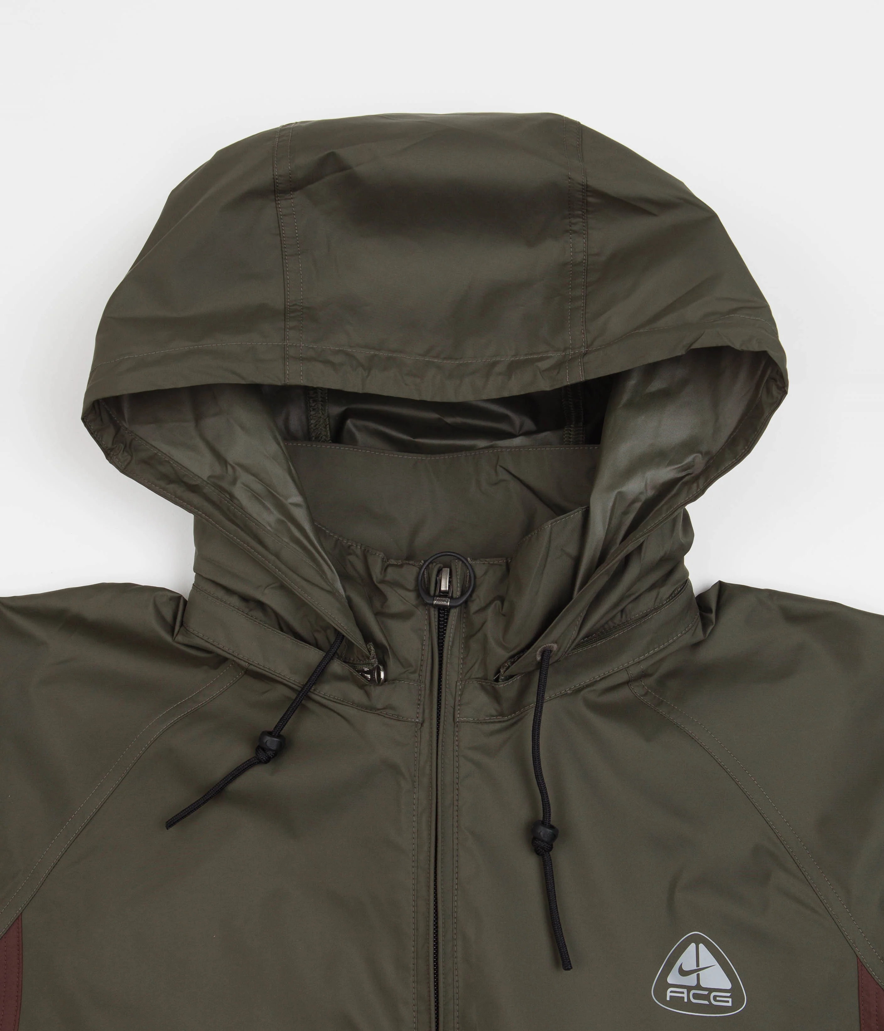 Nike ACG Oregon Series Micro Shell Jacket - Cargo Khaki / Earth / Black / Wolf Grey - Image 6