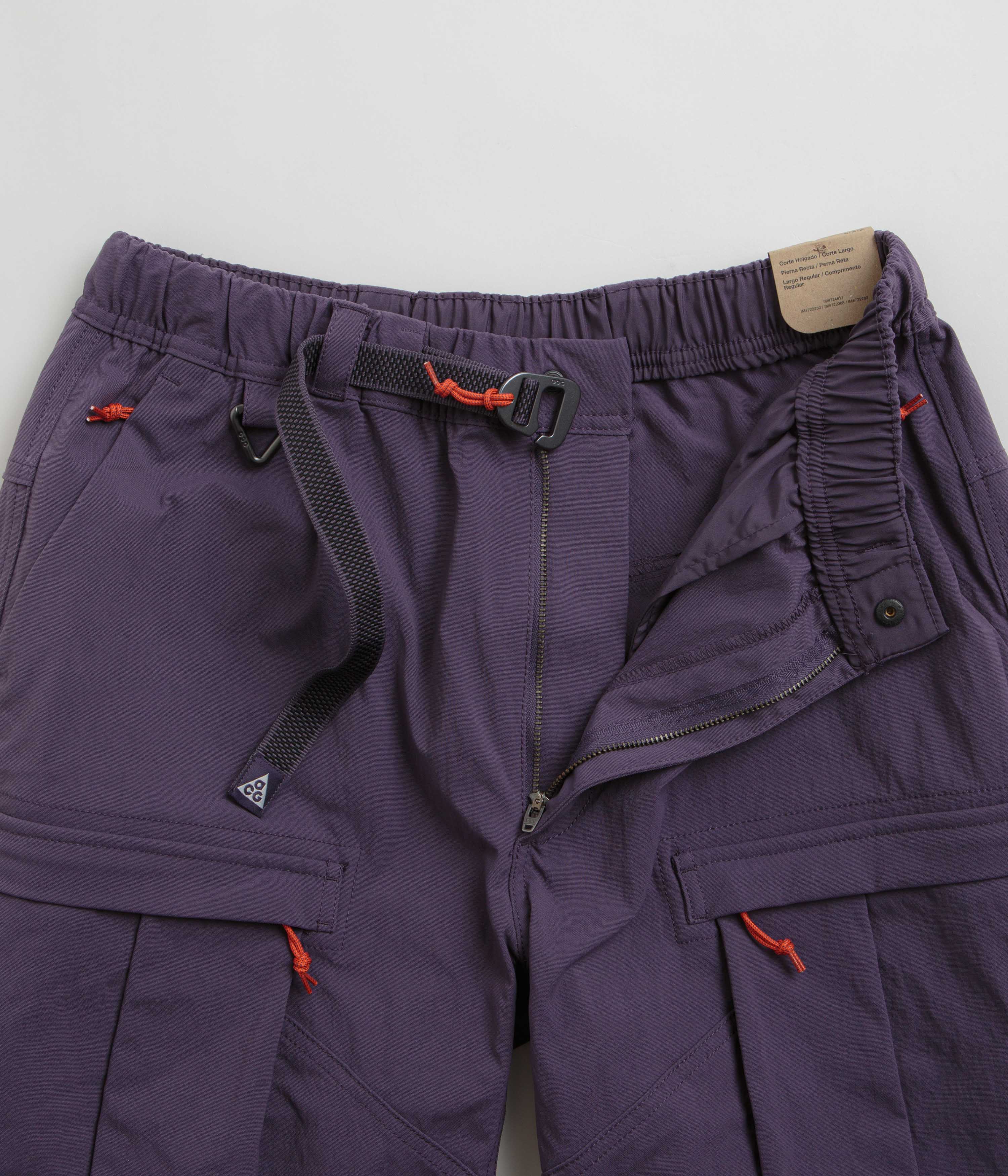 Nike ACG Smith Summit Cargo Pants - Dark Raisin / Black / Summit White - Image 7