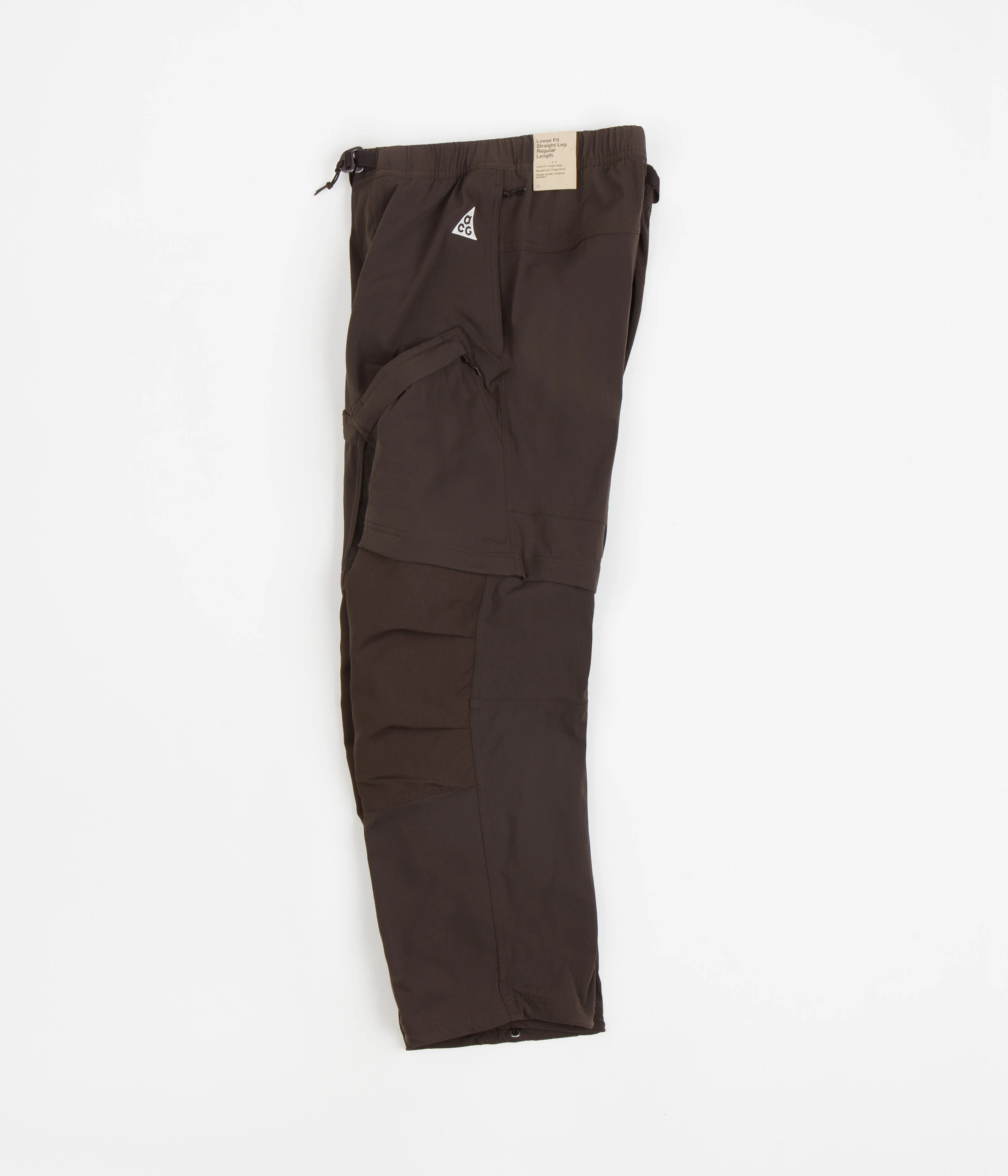 Nike ACG Smith Summit Cargo Pants - Velvet Brown / Summit White - Image 2