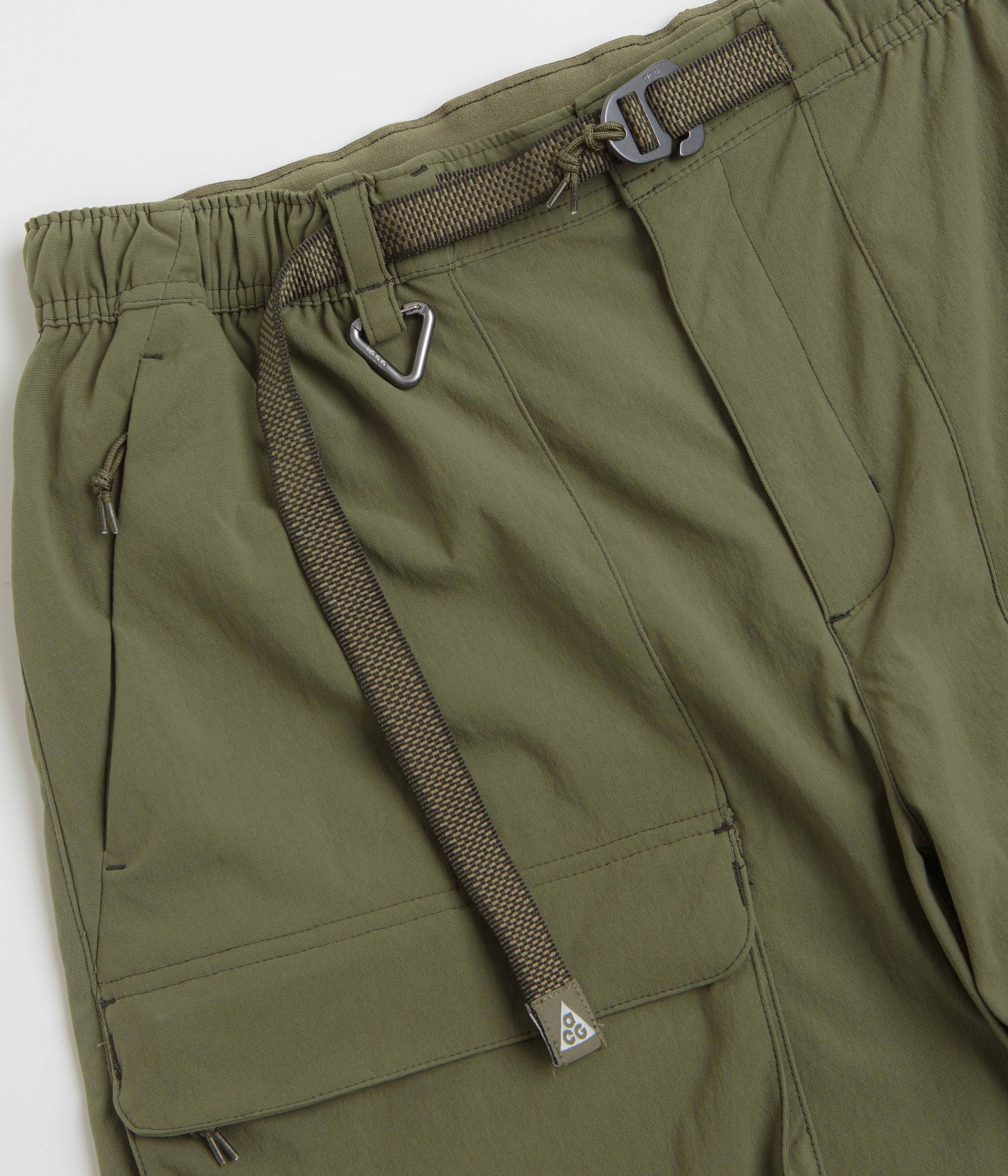 Nike ACG Smith Summit Cargo Shorts - Medium Olive / Sequoia / Summit White - Image 5