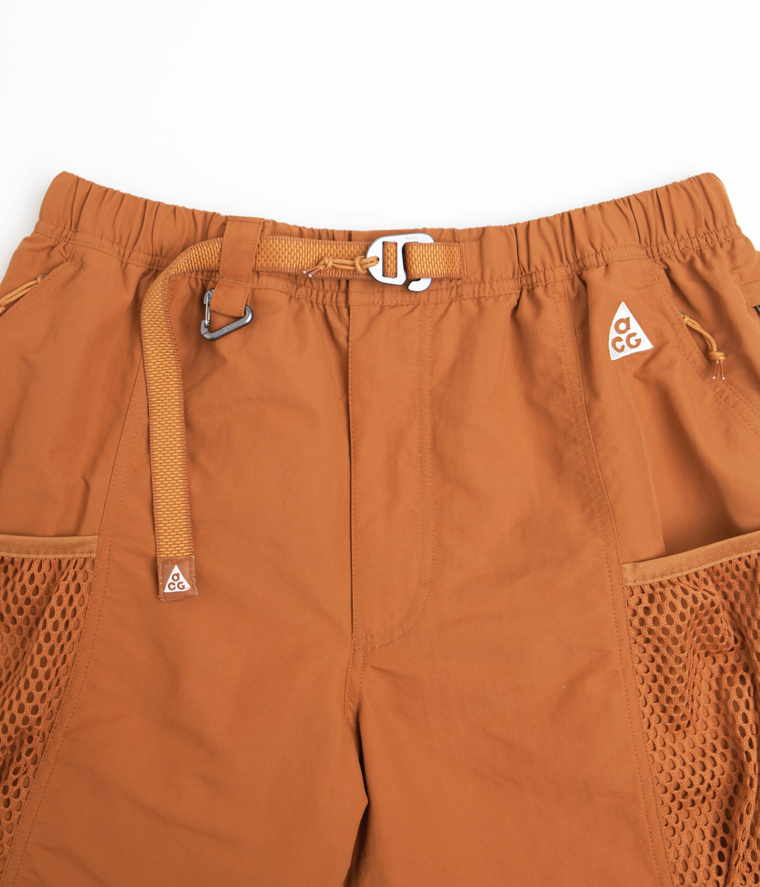 Nike ACG Snowgrass Cargo Shorts - Dark Russet / Monarch / Summit White - Image 4