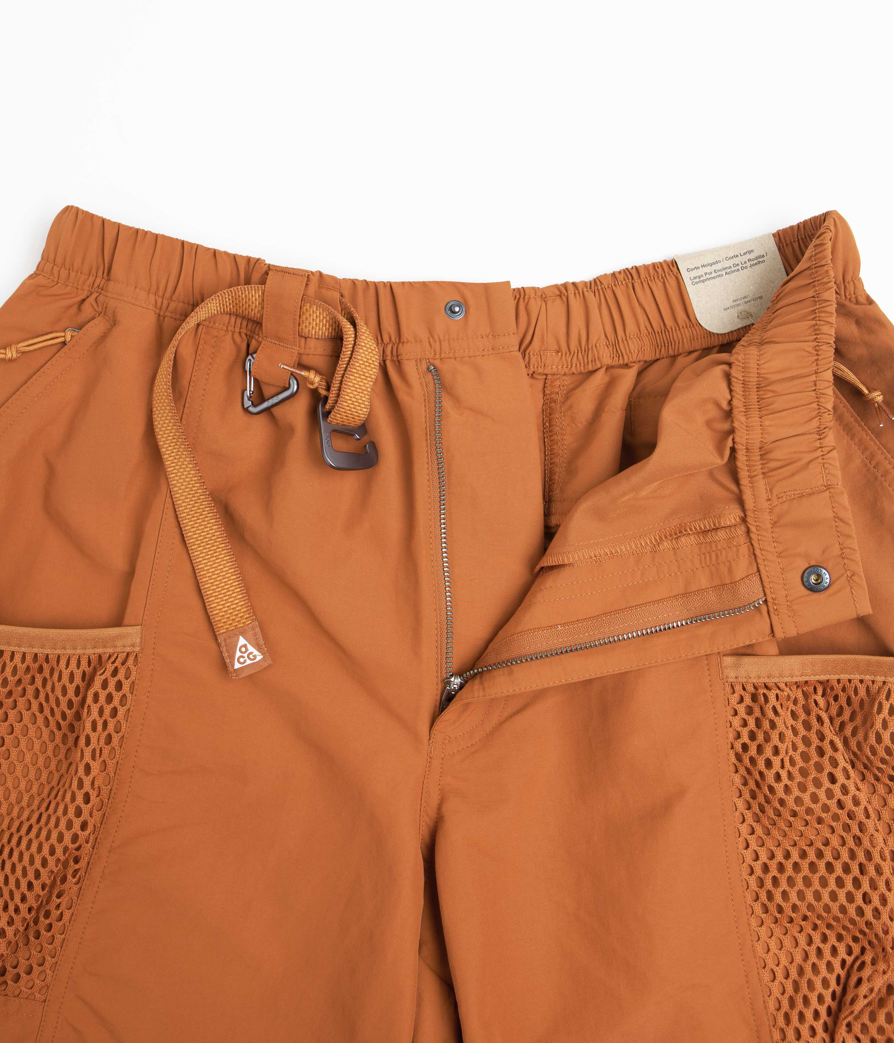 Nike ACG Snowgrass Cargo Shorts - Dark Russet / Monarch / Summit White - Image 7
