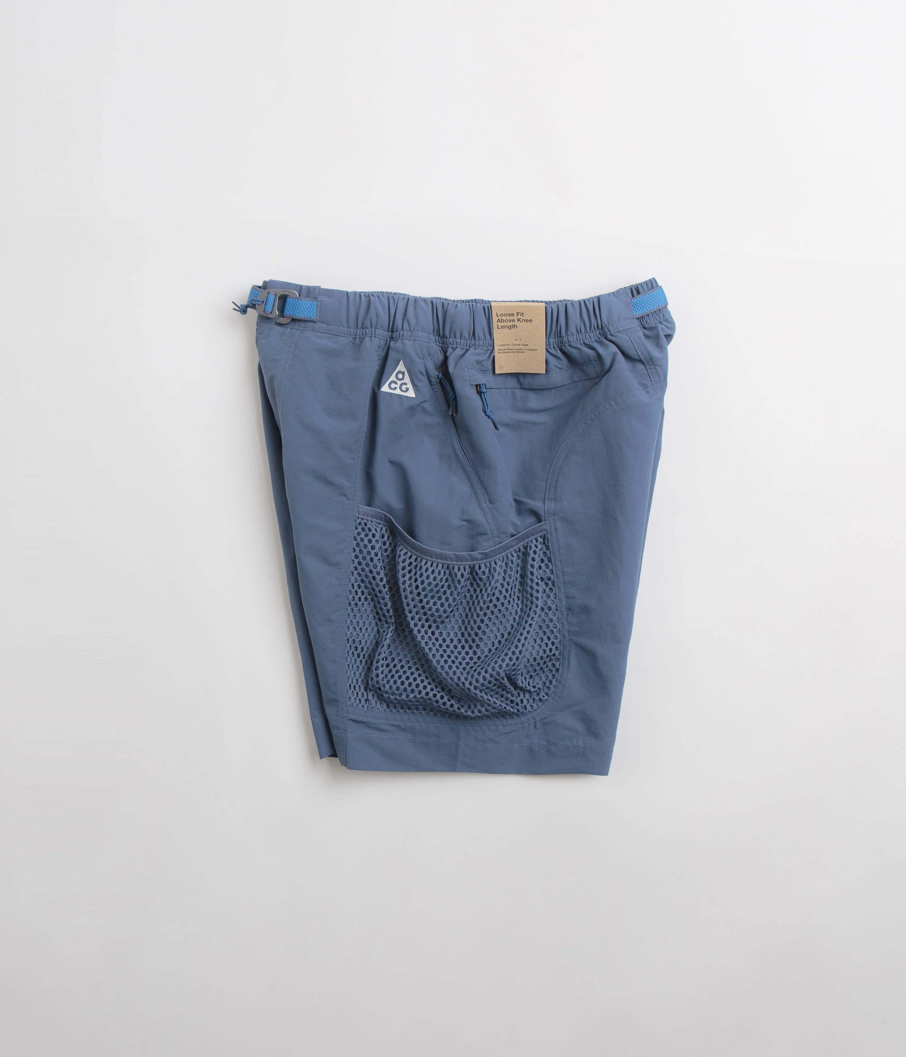 Nike ACG Snowgrass Cargo Shorts - Diffused Blue / Summit White - Image 2
