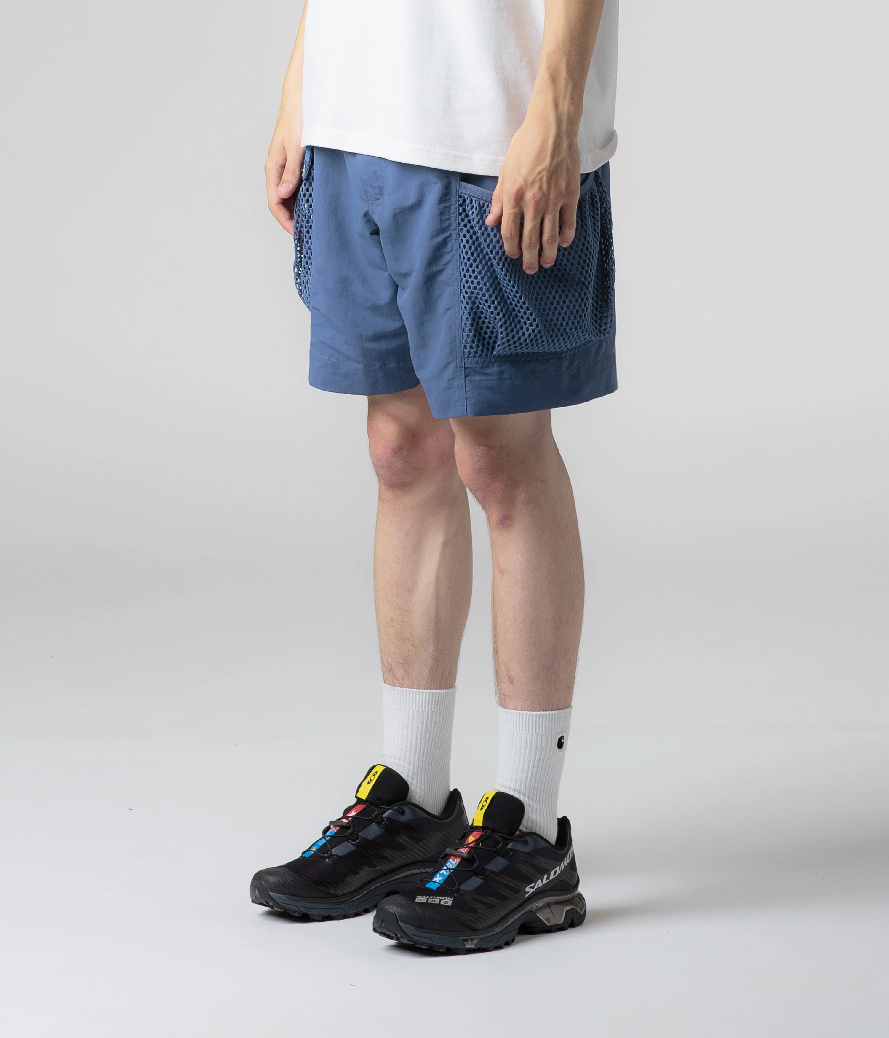 Nike ACG Snowgrass Cargo Shorts - Diffused Blue / Summit White - Image 9