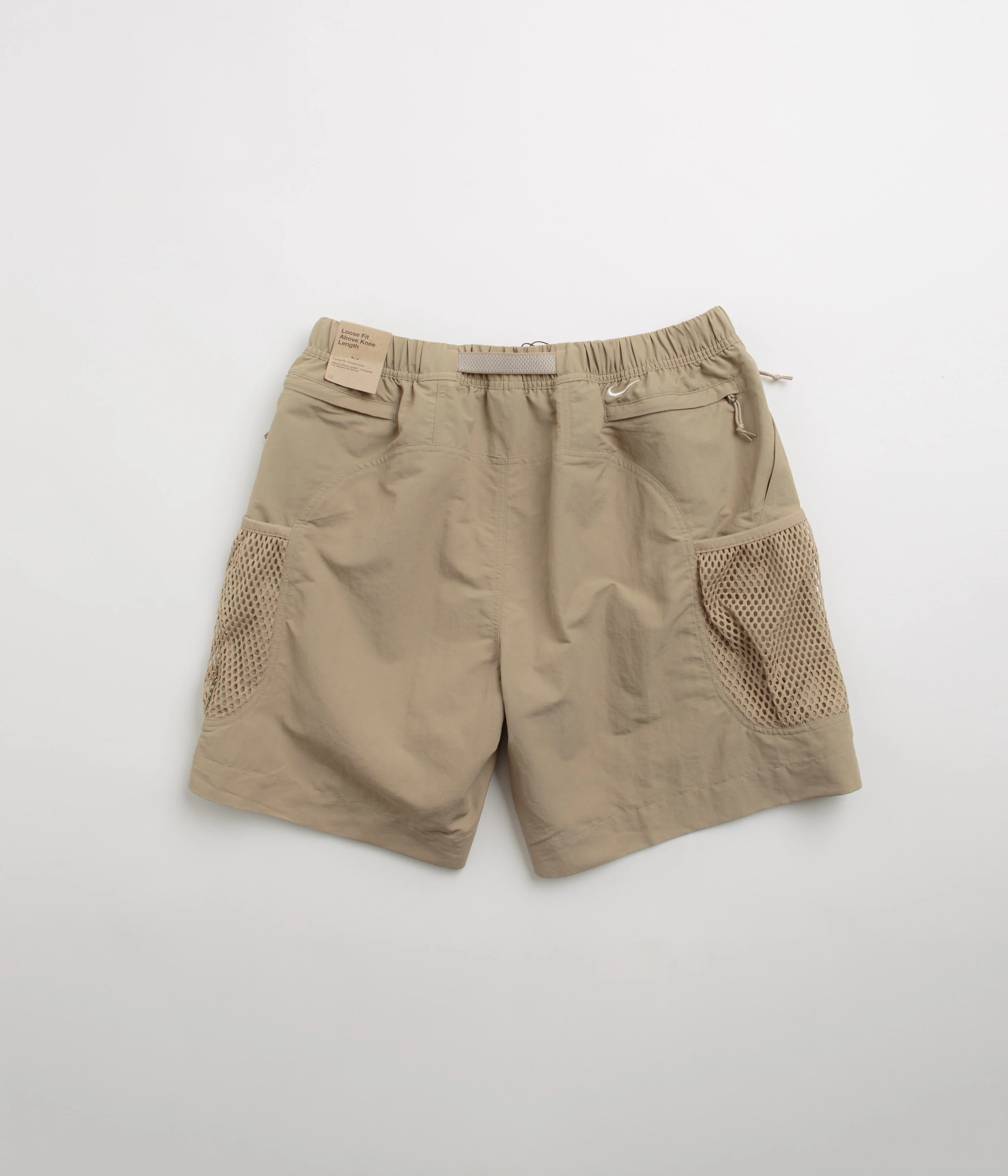 Nike ACG Snowgrass Cargo Shorts - Khaki / Light Iron Ore / Summit White - Image 3
