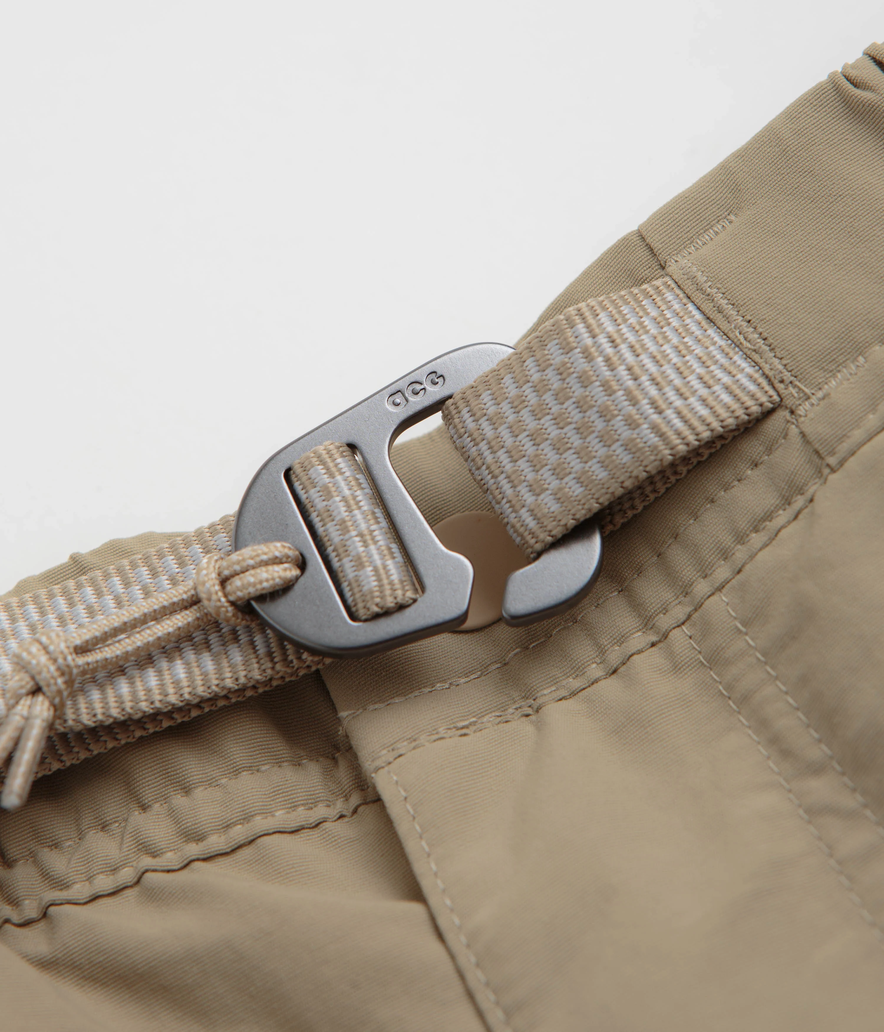 Nike ACG Snowgrass Cargo Shorts - Khaki / Light Iron Ore / Summit White - Image 6