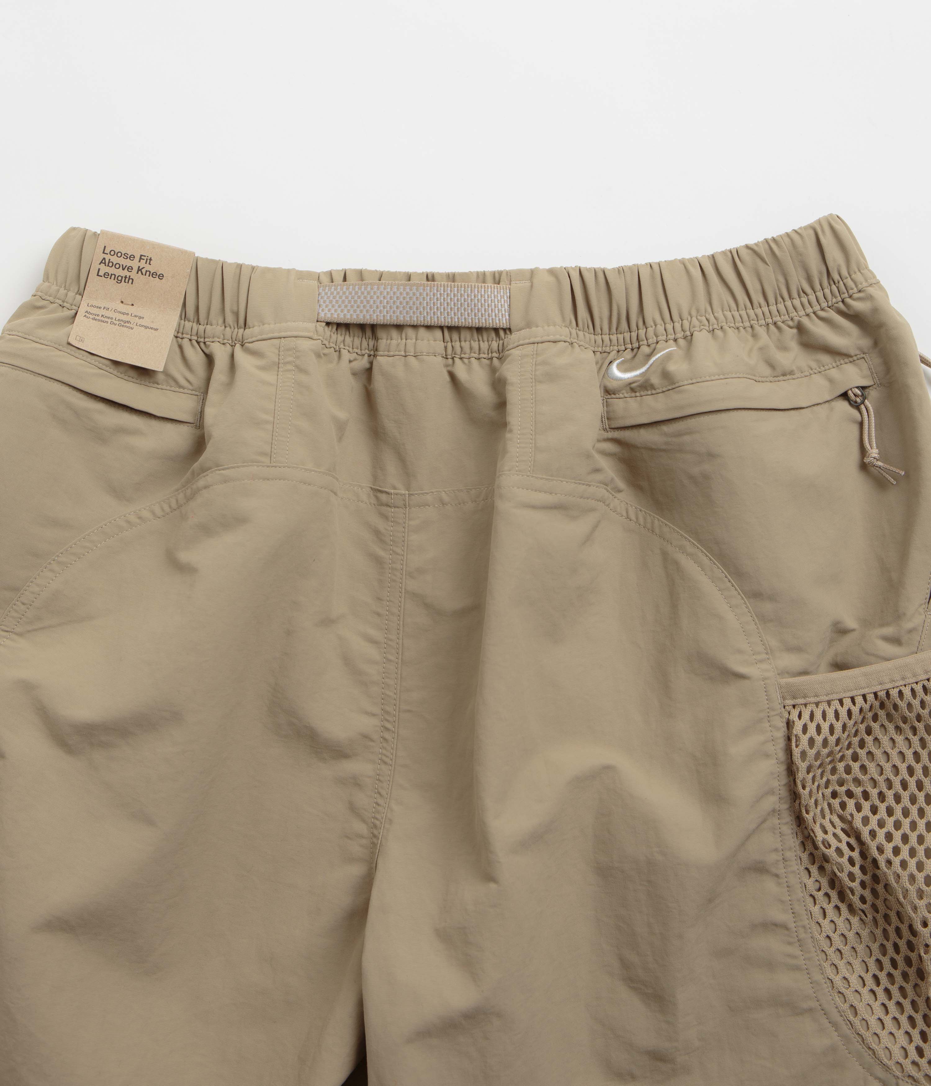 Nike ACG Snowgrass Cargo Shorts - Khaki / Light Iron Ore / Summit White - Image 9