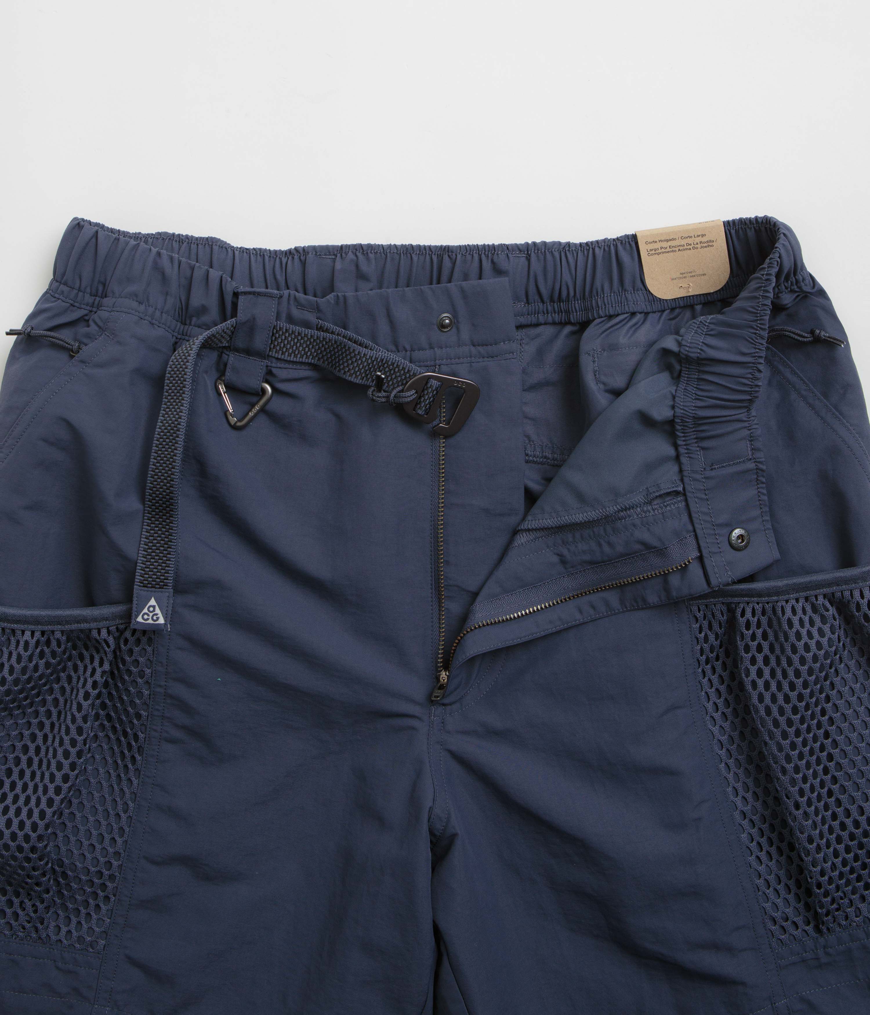 Nike ACG Snowgrass Cargo Shorts - Thunder Blue / Summit White - Image 5