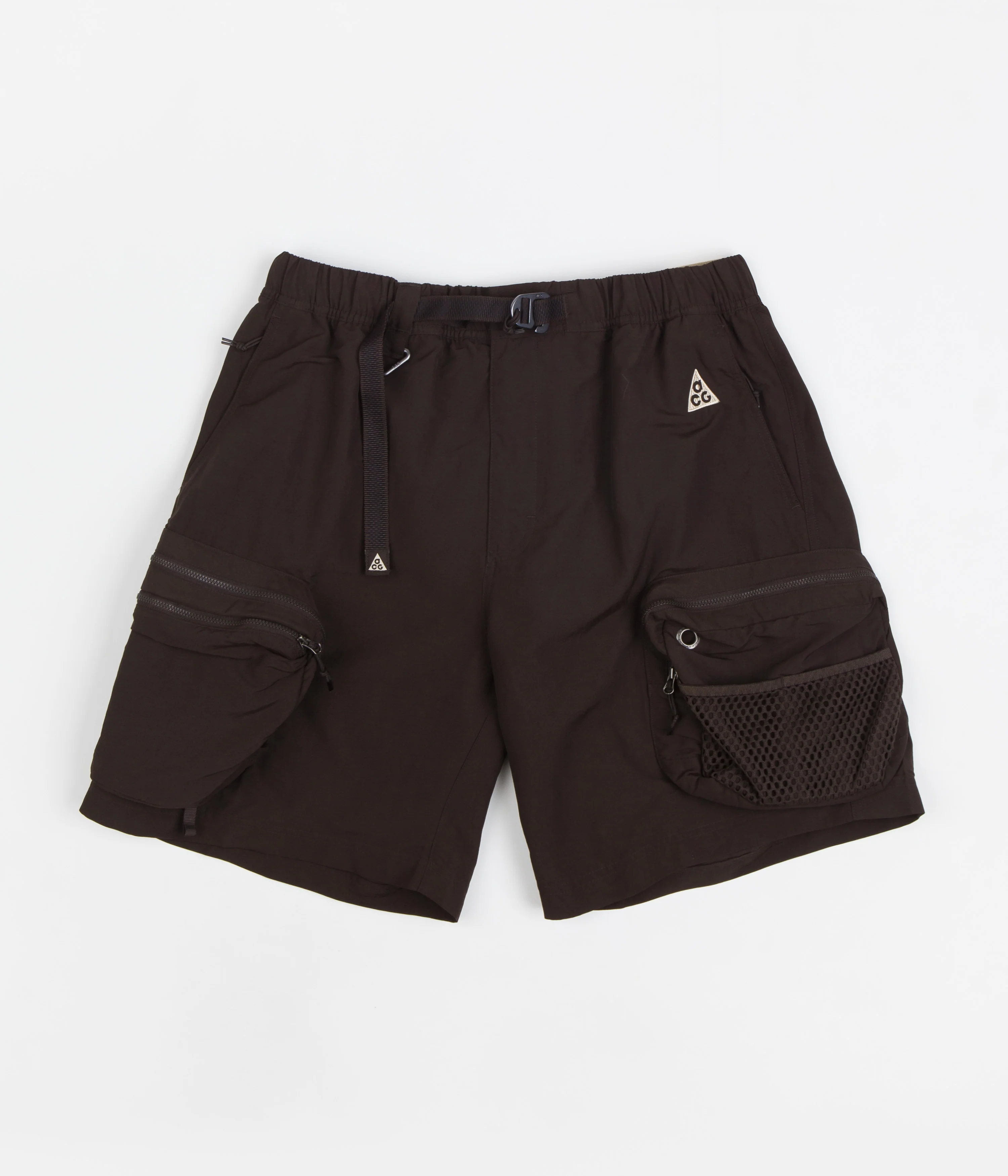 Nike ACG Snowgrass Cargo Shorts - Velvet Brown / Black / Sanddrift