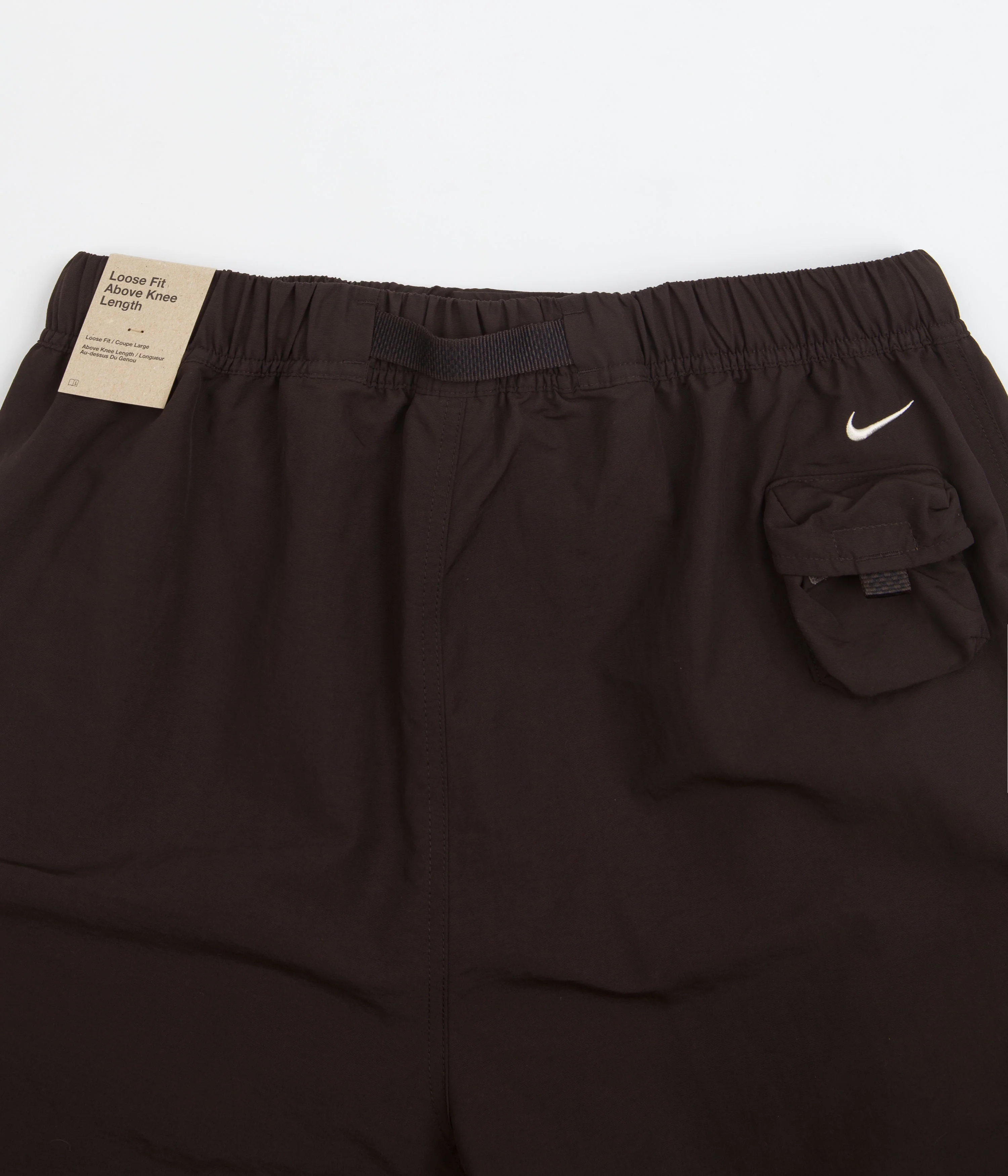 Nike ACG Snowgrass Cargo Shorts - Velvet Brown / Black / Sanddrift - Image 6