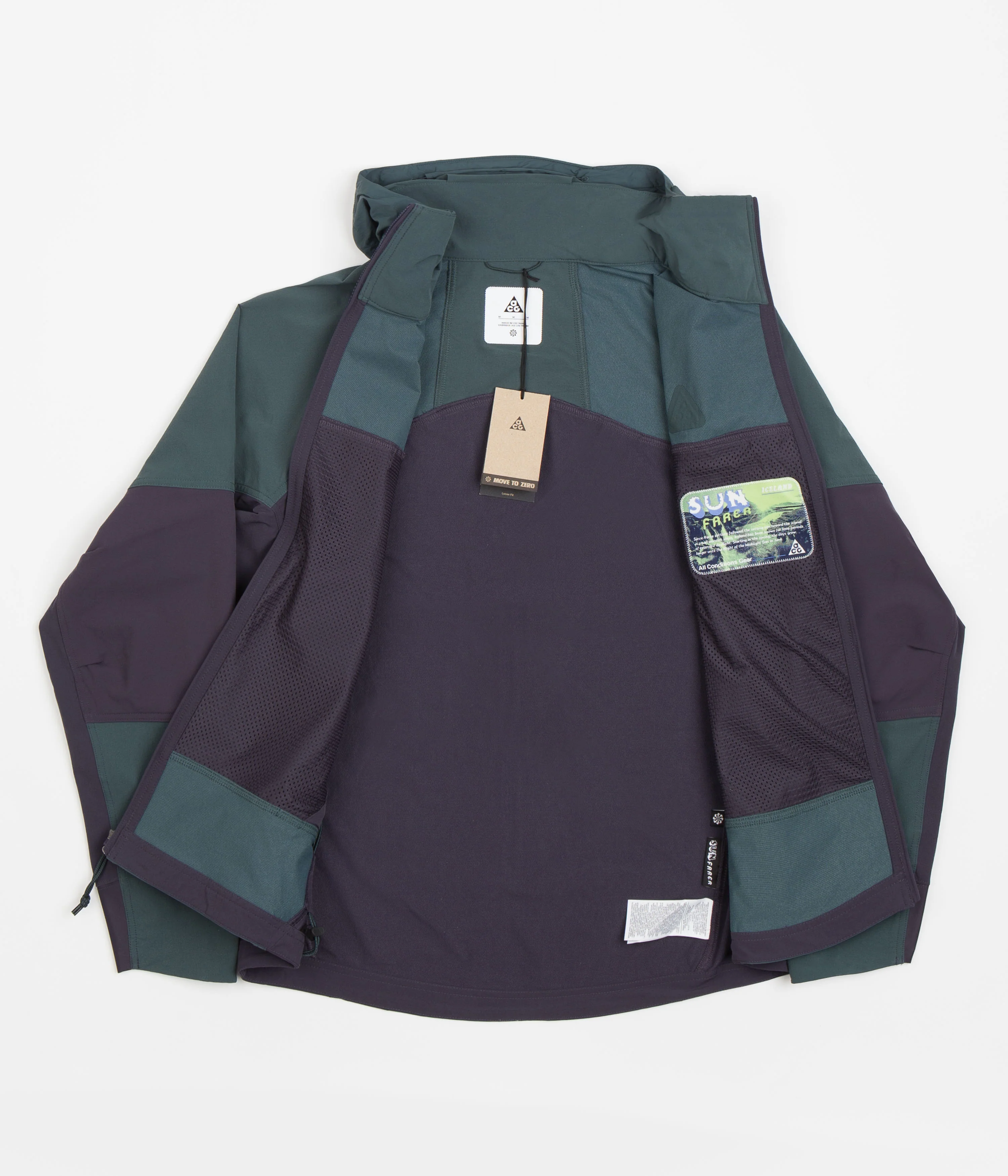 Nike ACG Sun Farer Jacket - Faded Spruce / Gridiron / Black / Summit White - Image 7