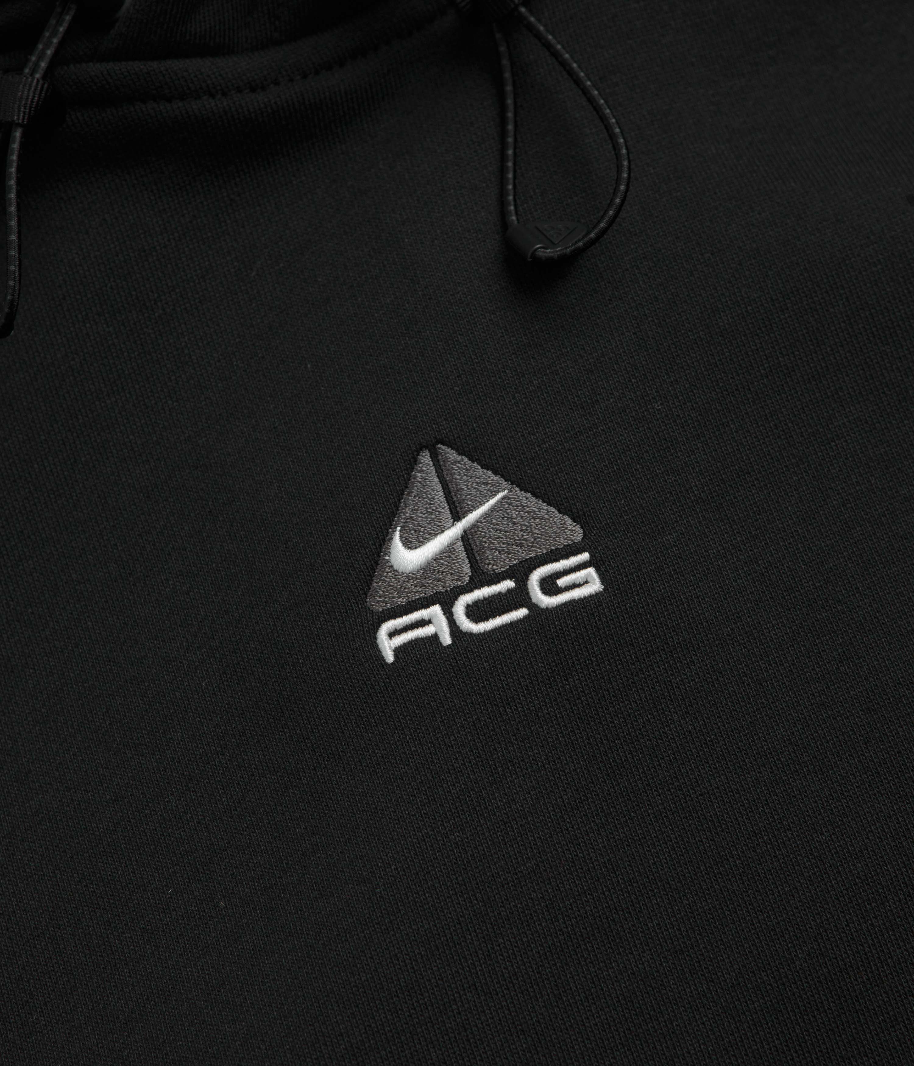 Nike ACG Therma-FIT Fleece Hoodie - Black / Anthracite / Summit White - Image 3