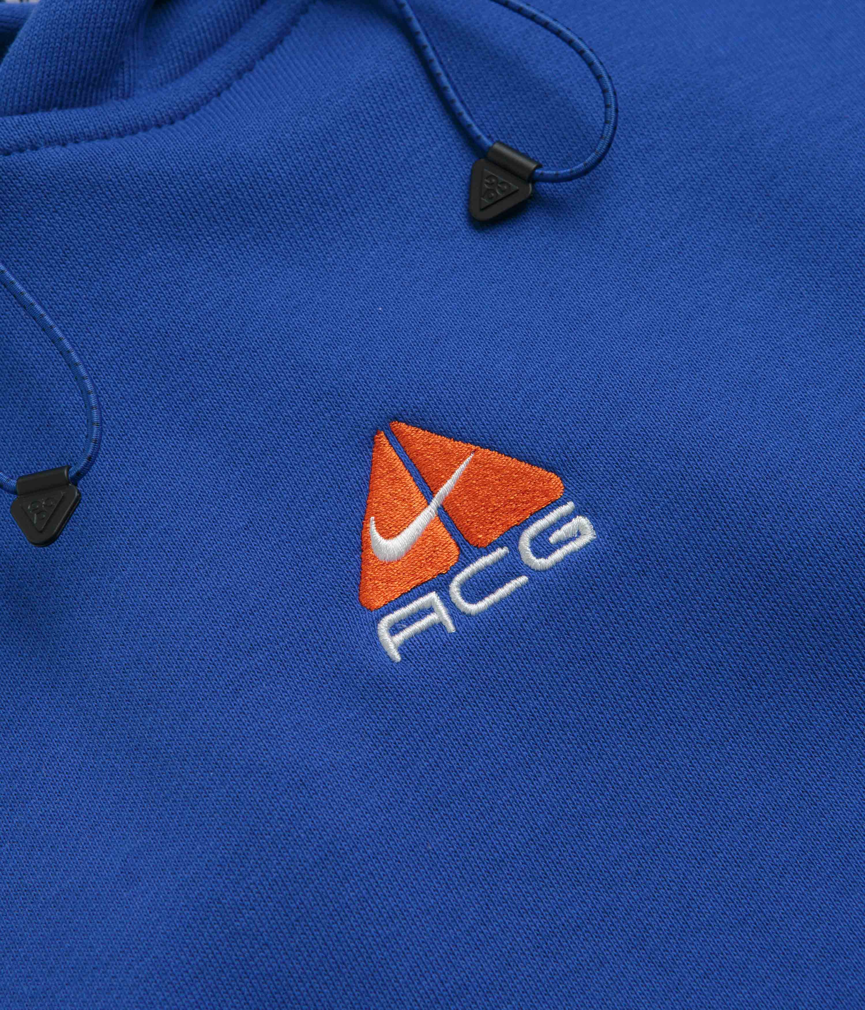 Nike ACG Therma-FIT Fleece Hoodie - Game Royal / Safety Orange / Summit White - Image 4