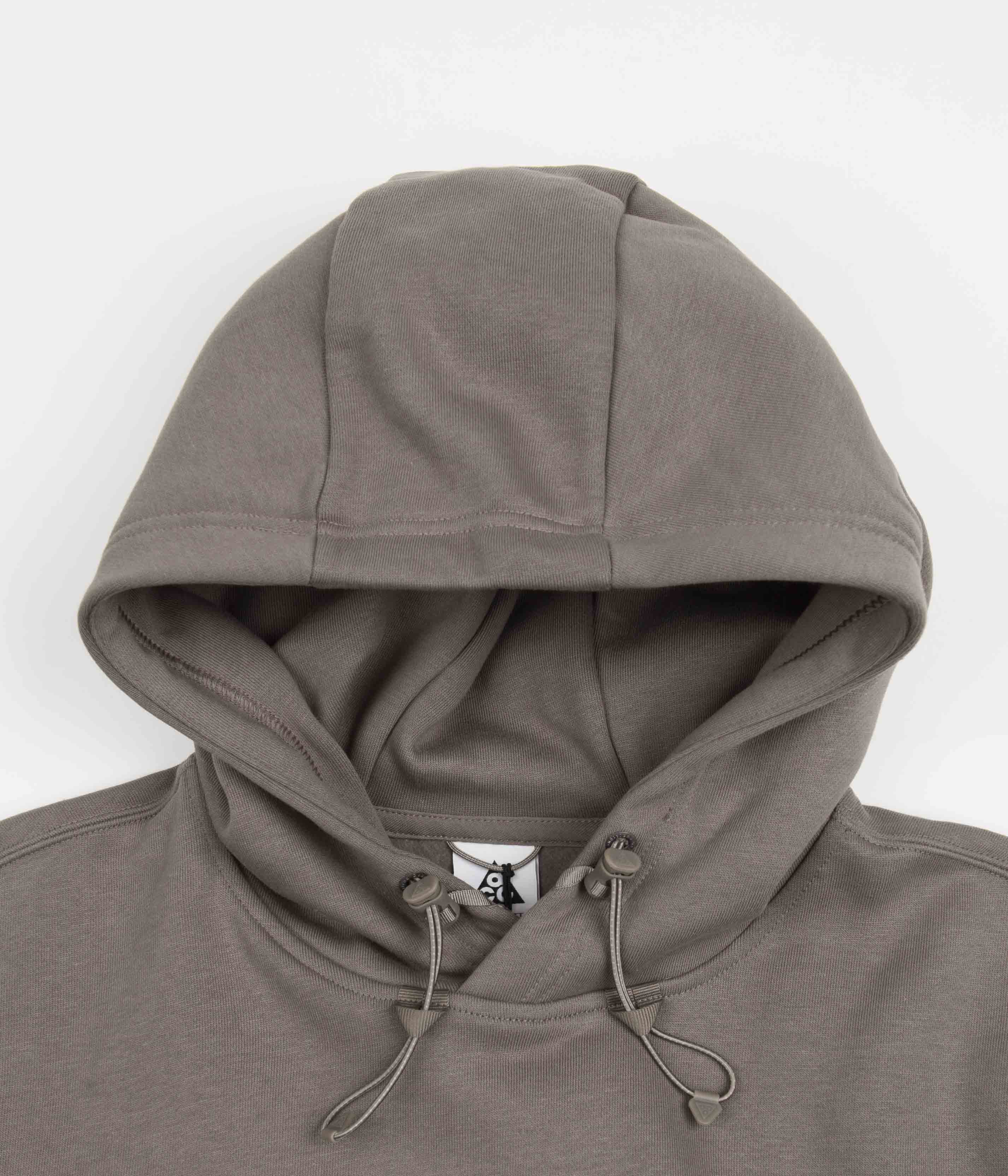 Nike ACG Therma-FIT Fleece Hoodie - Olive Grey / Ironstone - Image 6