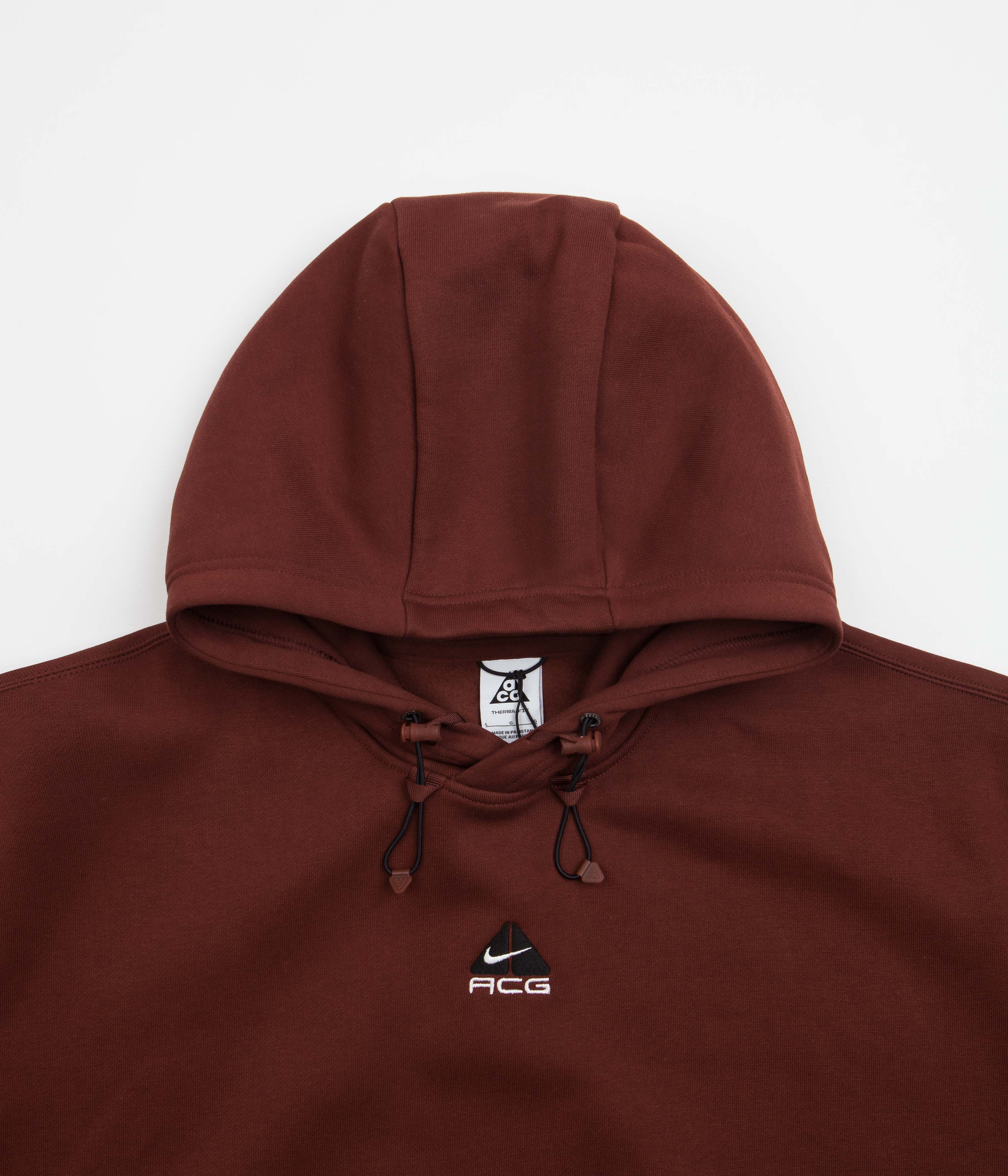 Nike ACG Therma-FIT Fleece Hoodie - Oxen Brown / Black / Oxen Brown - Image 5