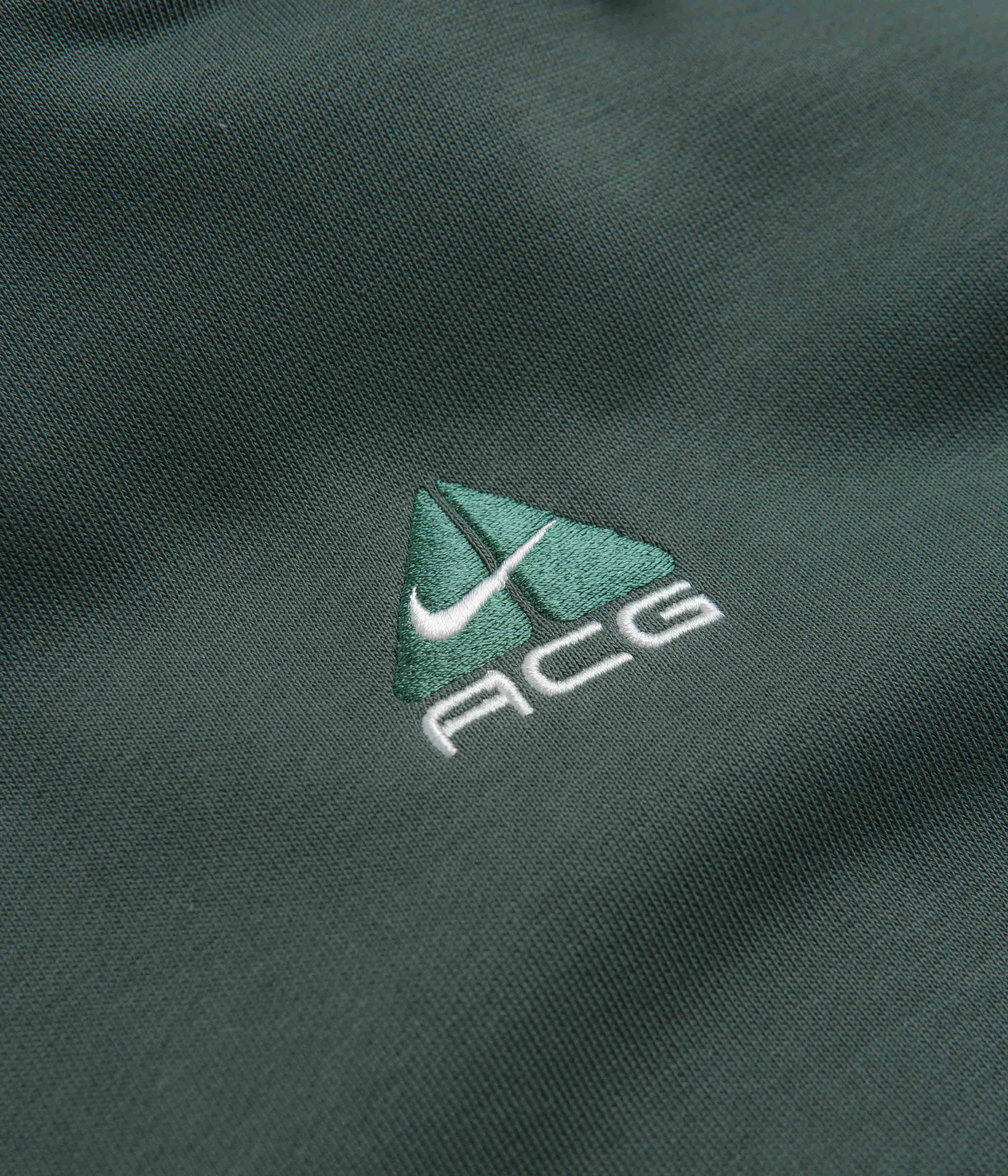 Nike ACG Therma-FIT Fleece Hoodie - Vintage Green / Summit White - Image 3