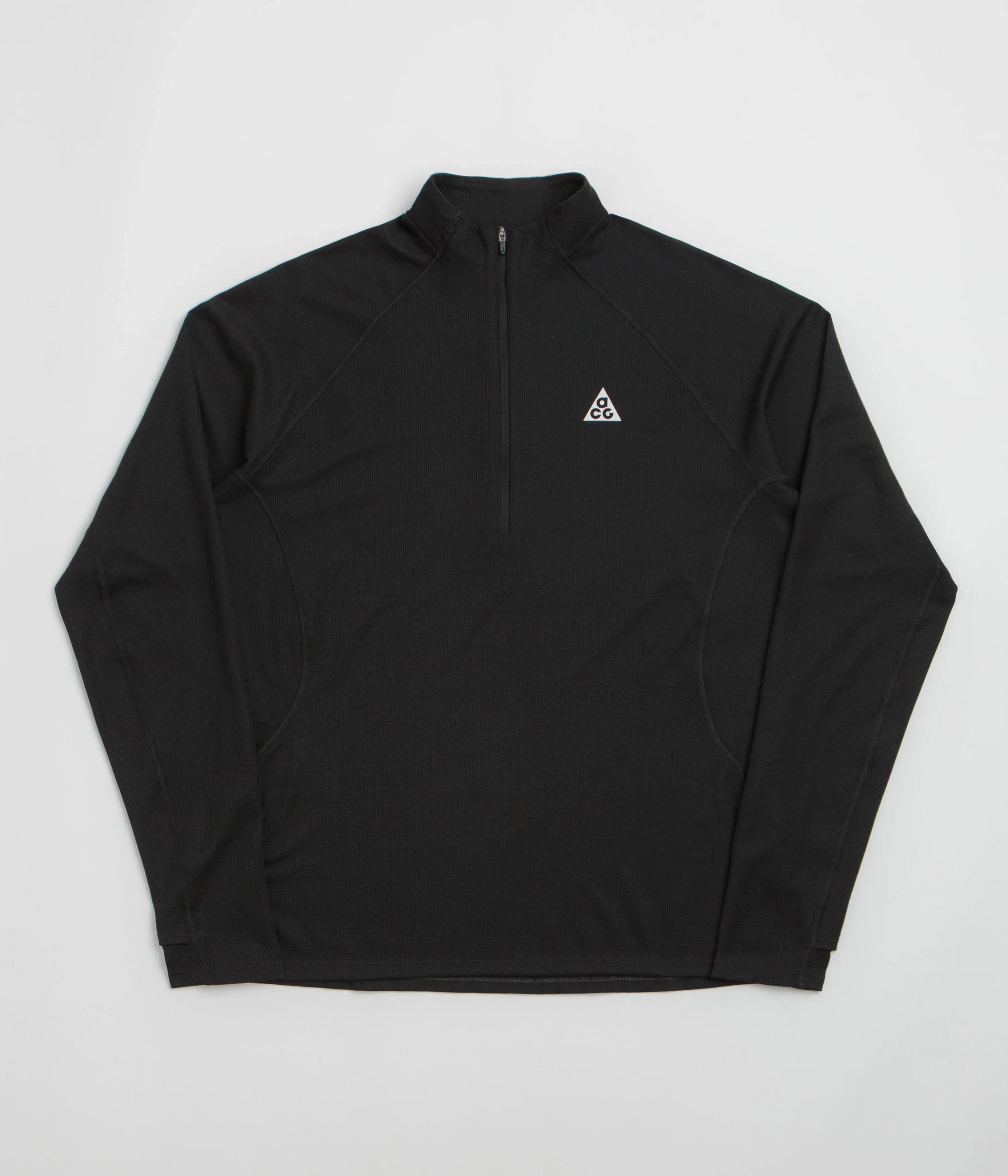 Nike ACG Trail 1/2 Zip Midlayer Sweatshirt - Black / Black / Summit White