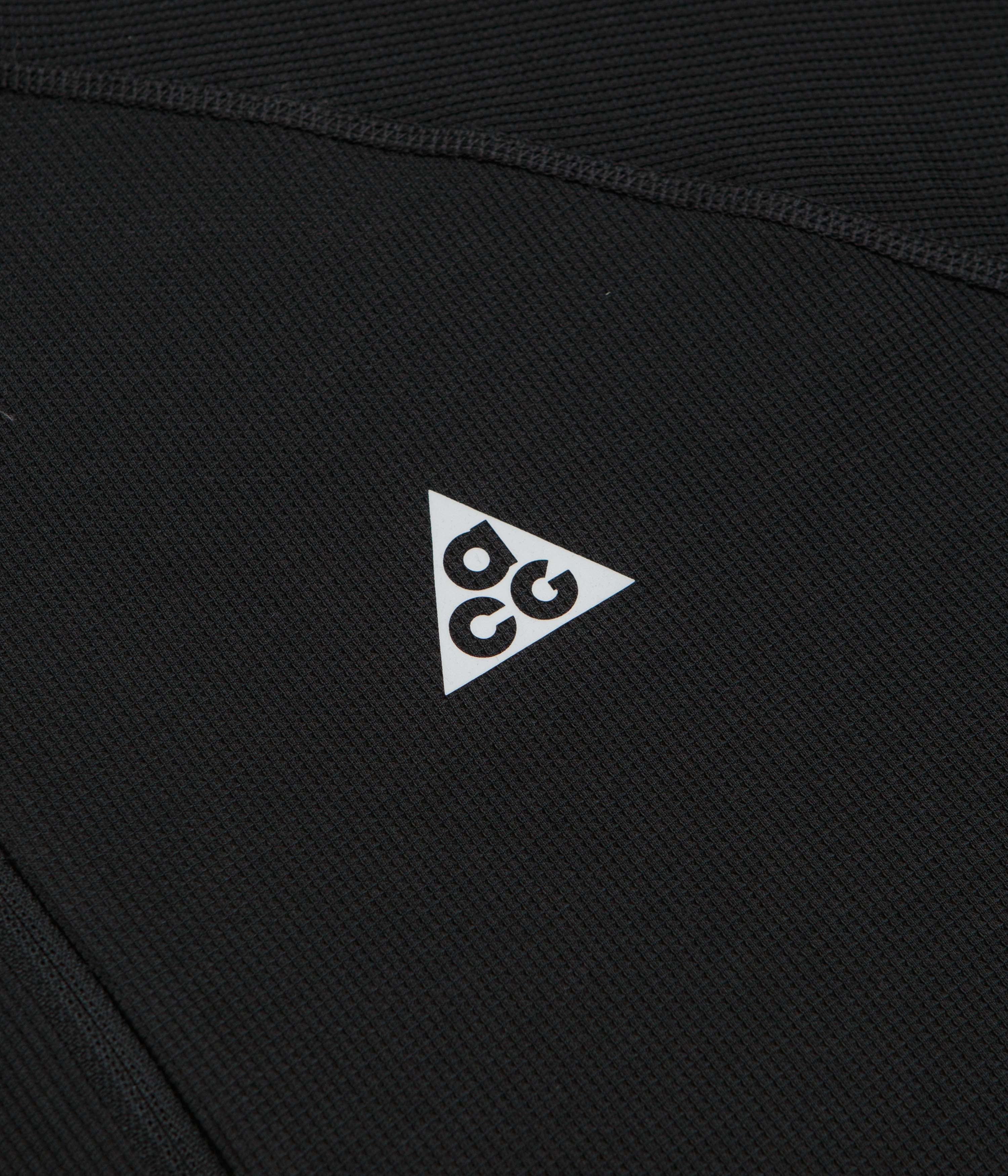 Nike ACG Trail 1/2 Zip Midlayer Sweatshirt - Black / Black / Summit White - Image 3