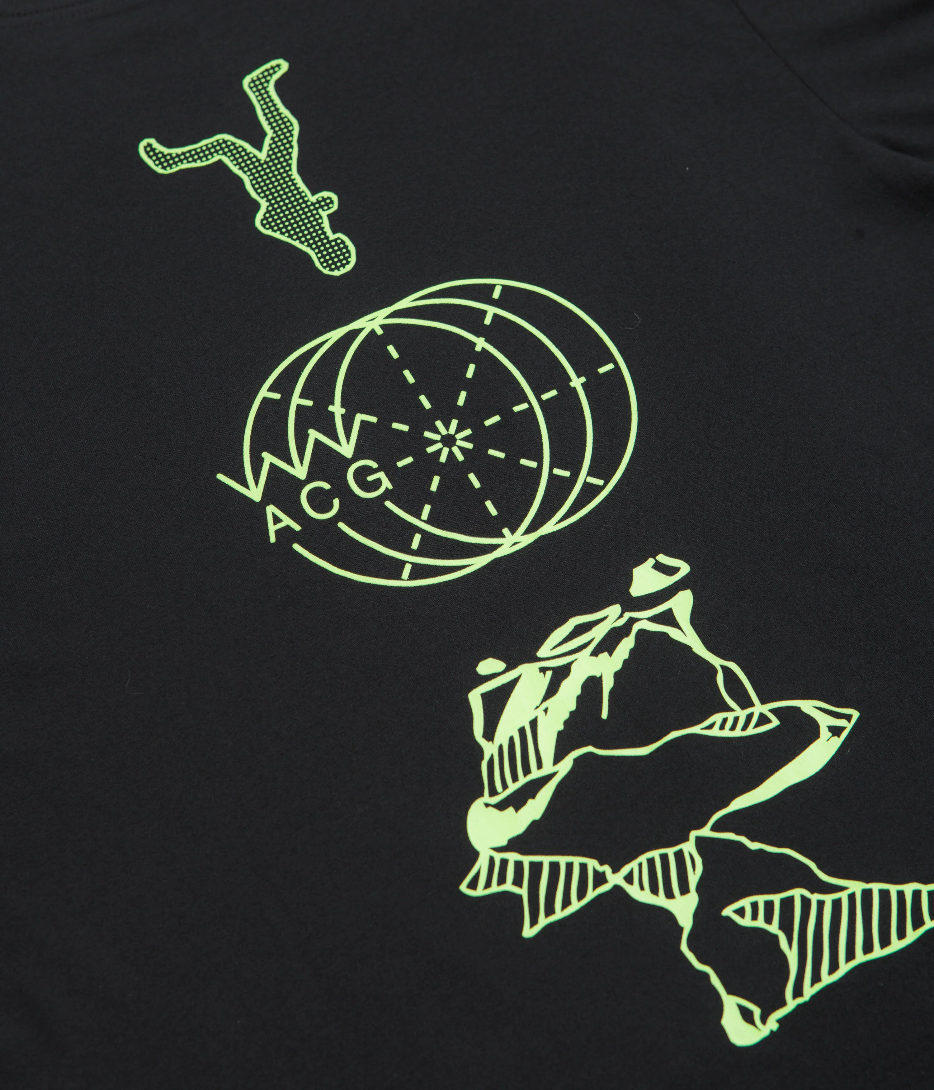 Nike ACG Trail Energy T-Shirt - Black / Volt Ice - Image 4