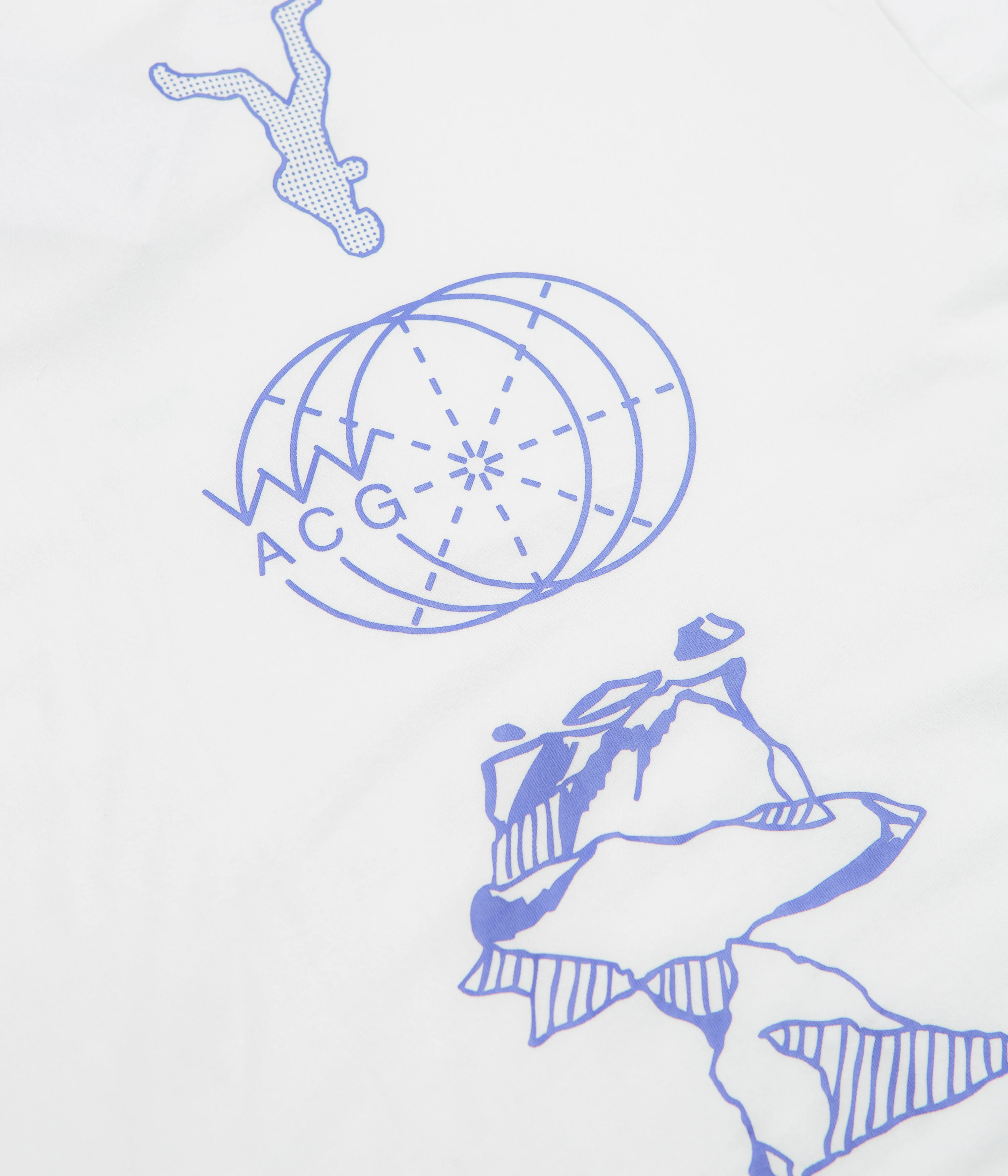 Nike ACG Trail Energy T-Shirt - Summit White / Persian Violet - Image 4